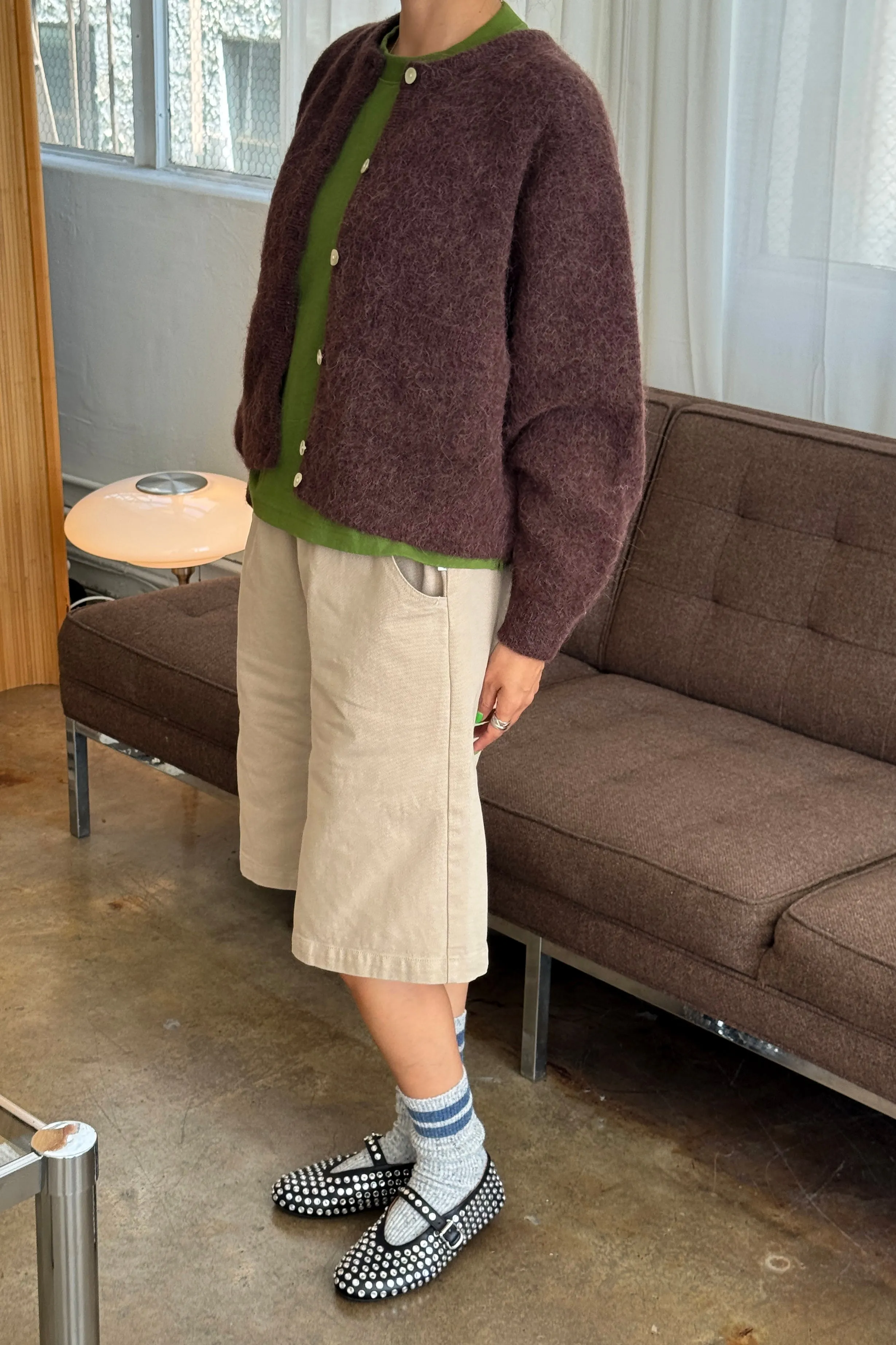 Amélie Alpaca Cardigan - Chocolate sold by Le Bon Shoppe product image thumbnail 3