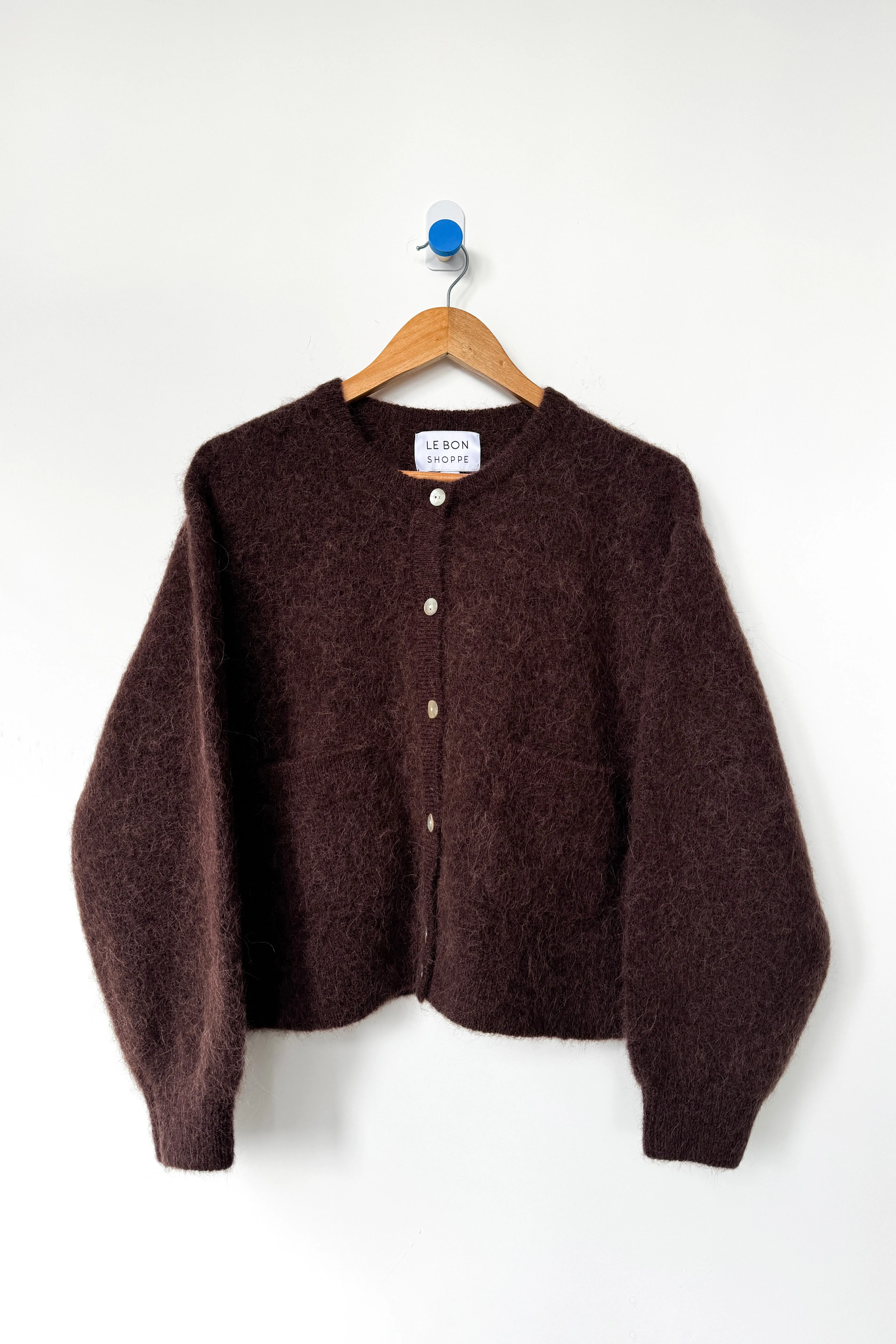 Amélie Alpaca Cardigan - Chocolate sold by Le Bon Shoppe product image thumbnail 4