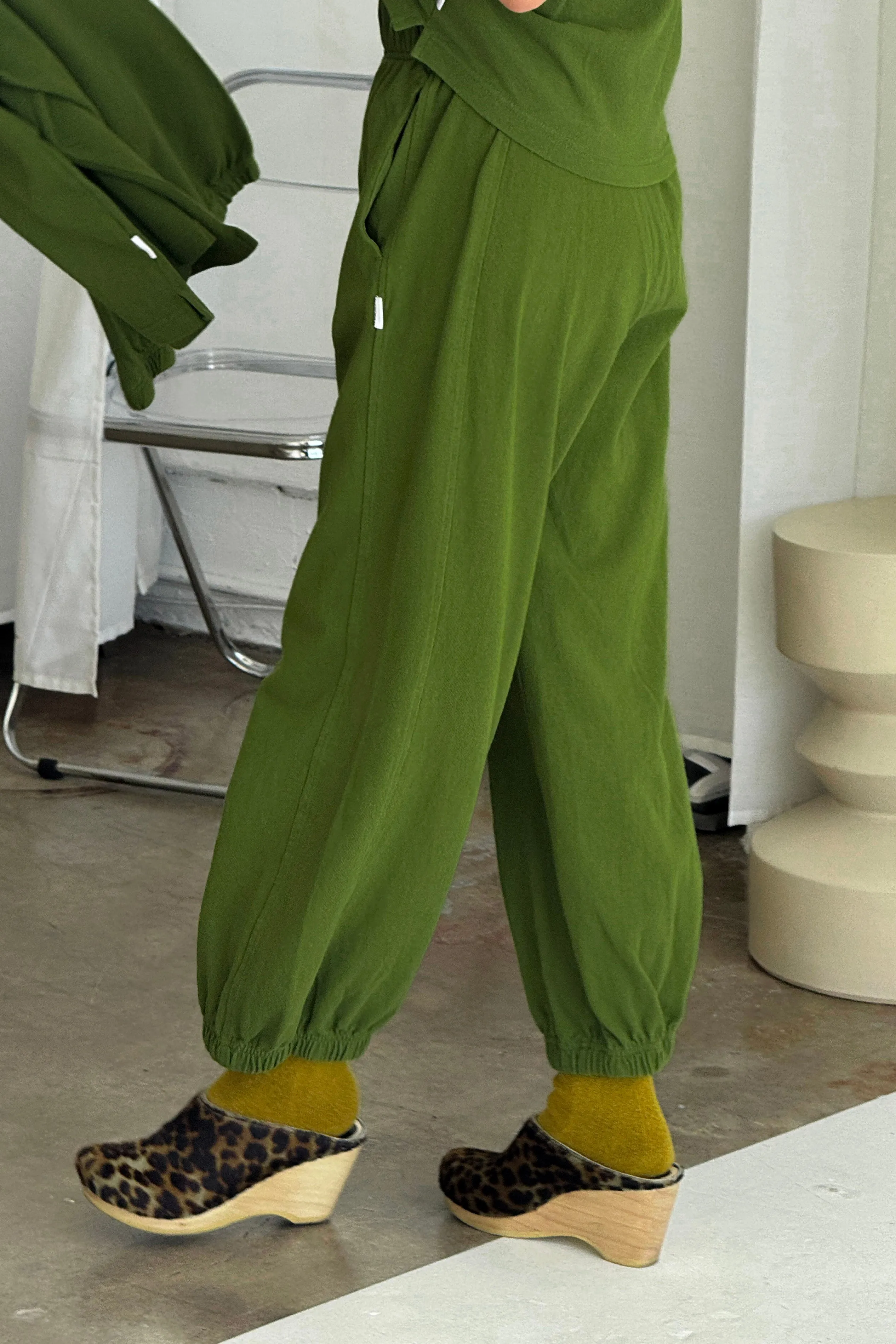 Balloon Pants - Collard Green sold by Le Bon Shoppe product image thumbnail 2