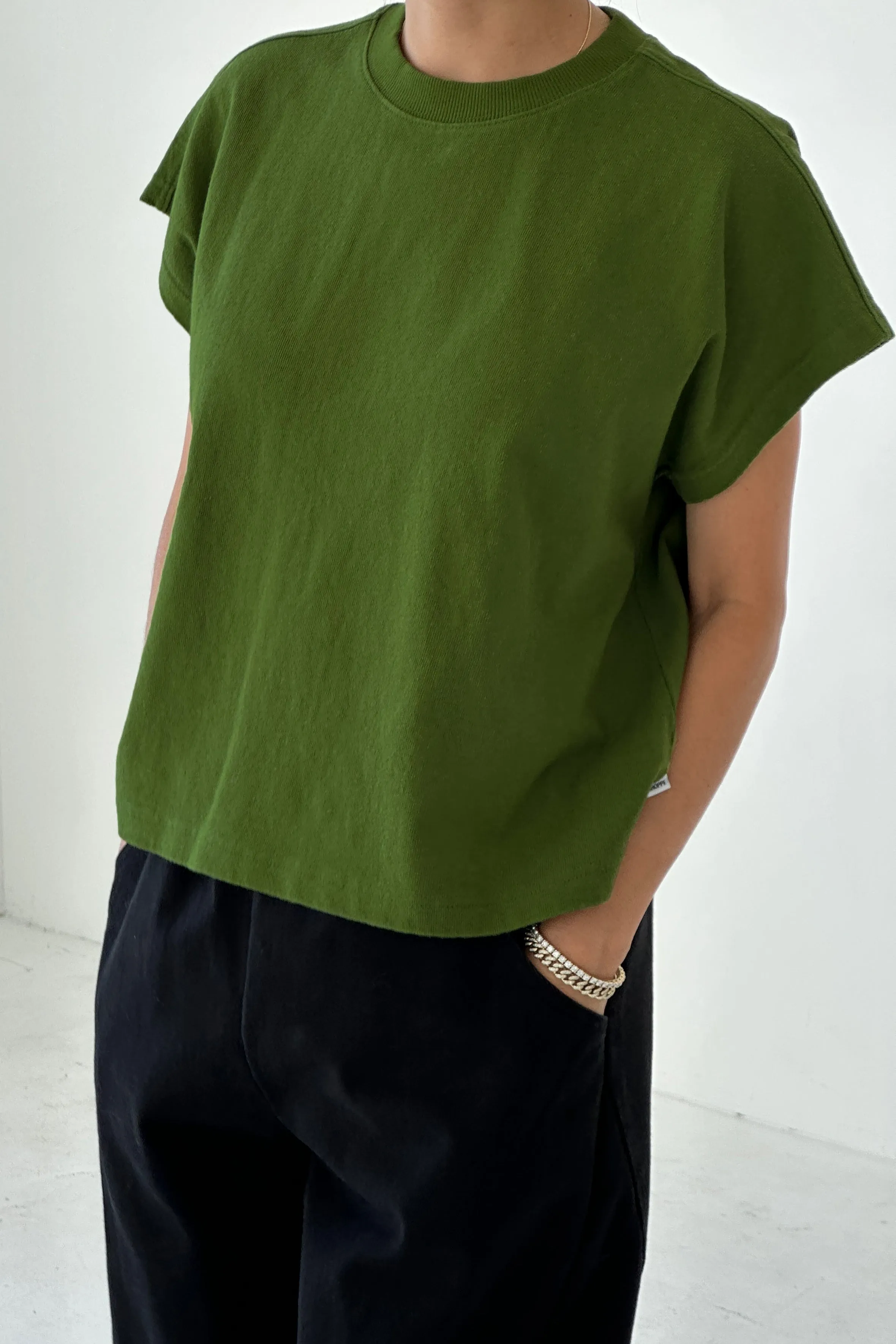 Jeanne Tee - Collard Green sold by Le Bon Shoppe