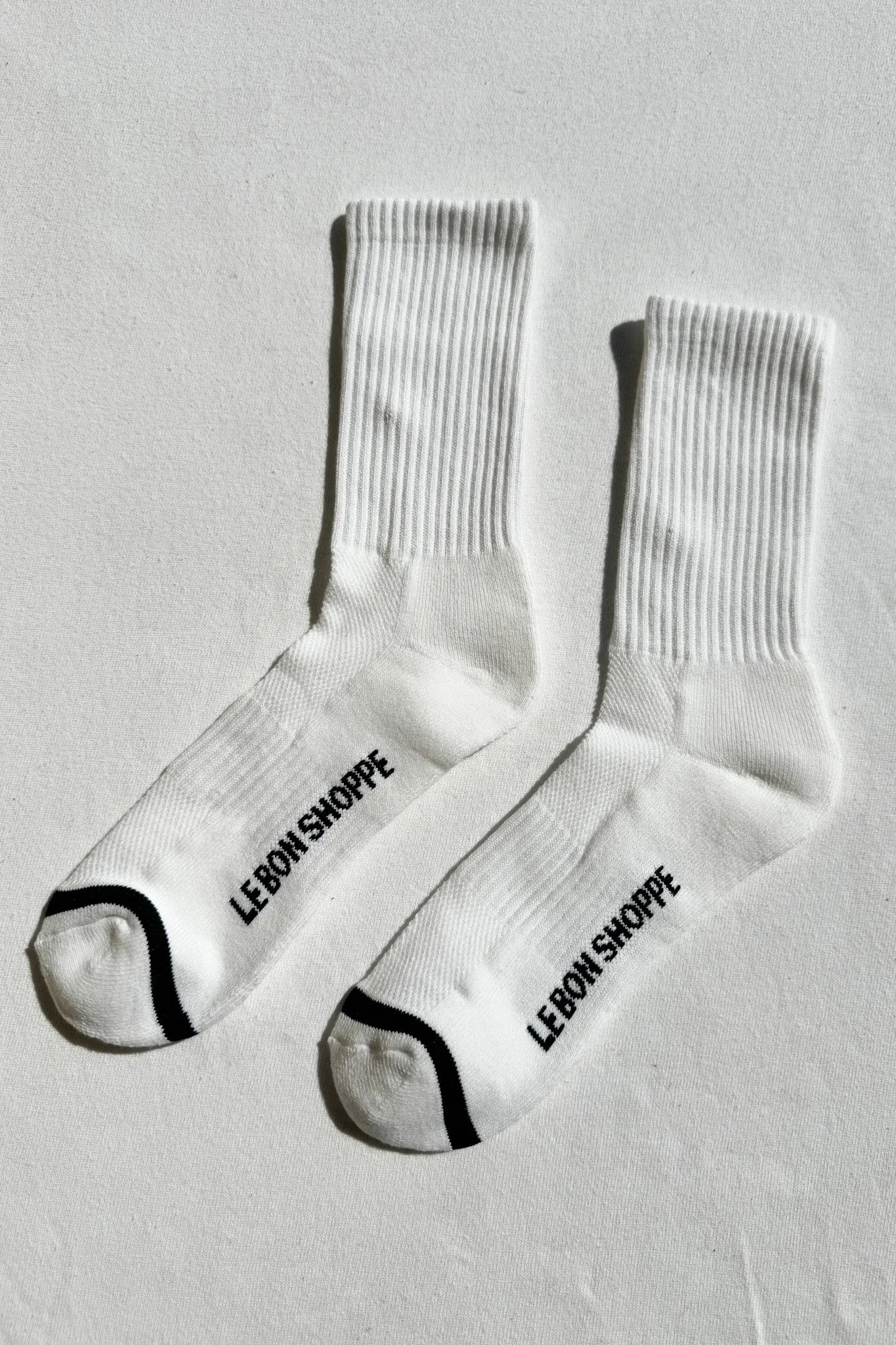 Extended Gym Socks Bundle - 3 Pair Bundle Pack ( SIMPLE WHITE ) sold by Le Bon Shoppe product image thumbnail 2