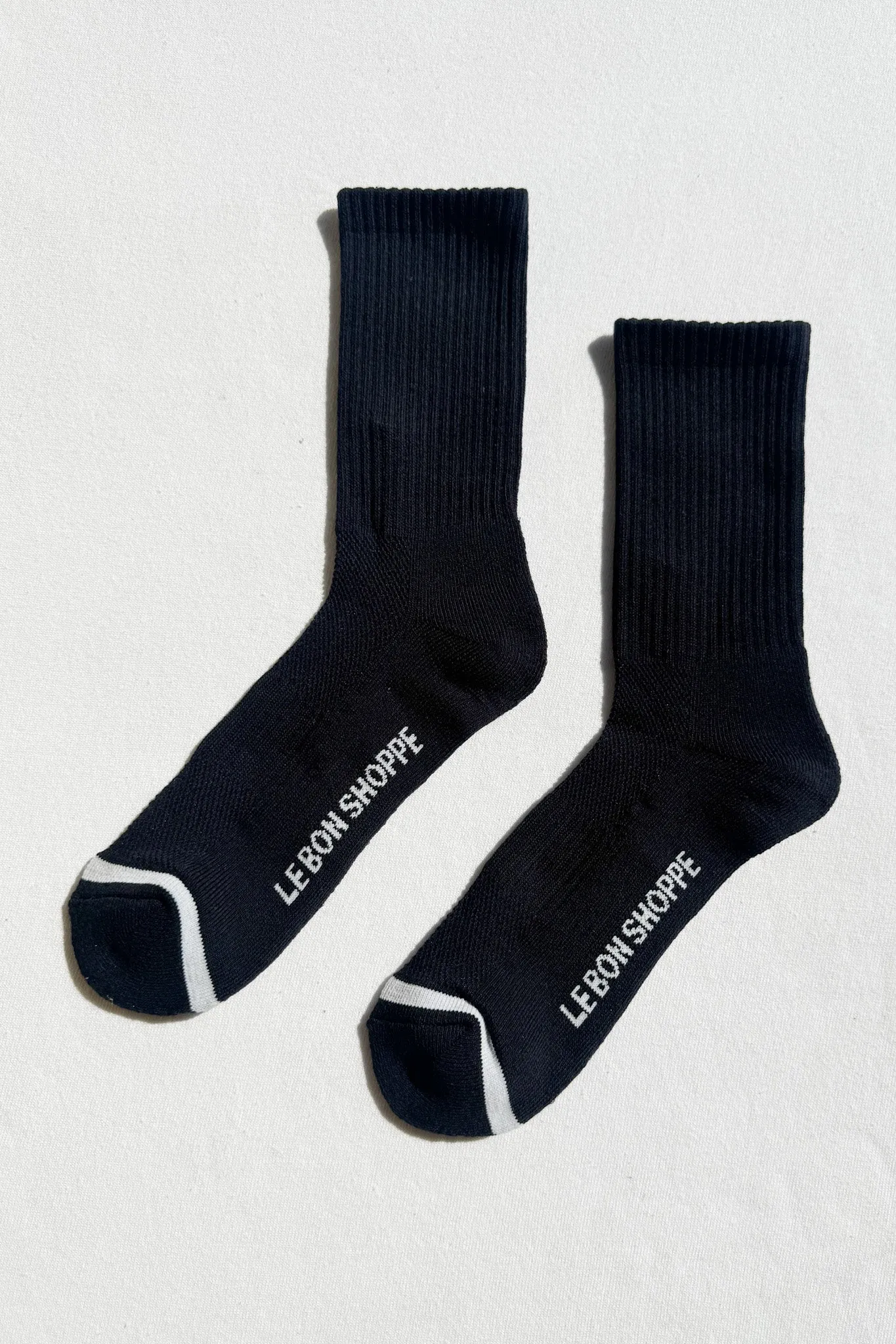 Extended Gym Socks Bundle - 3 Pair Bundle Pack ( BLACK ) sold by Le Bon Shoppe product image thumbnail 2