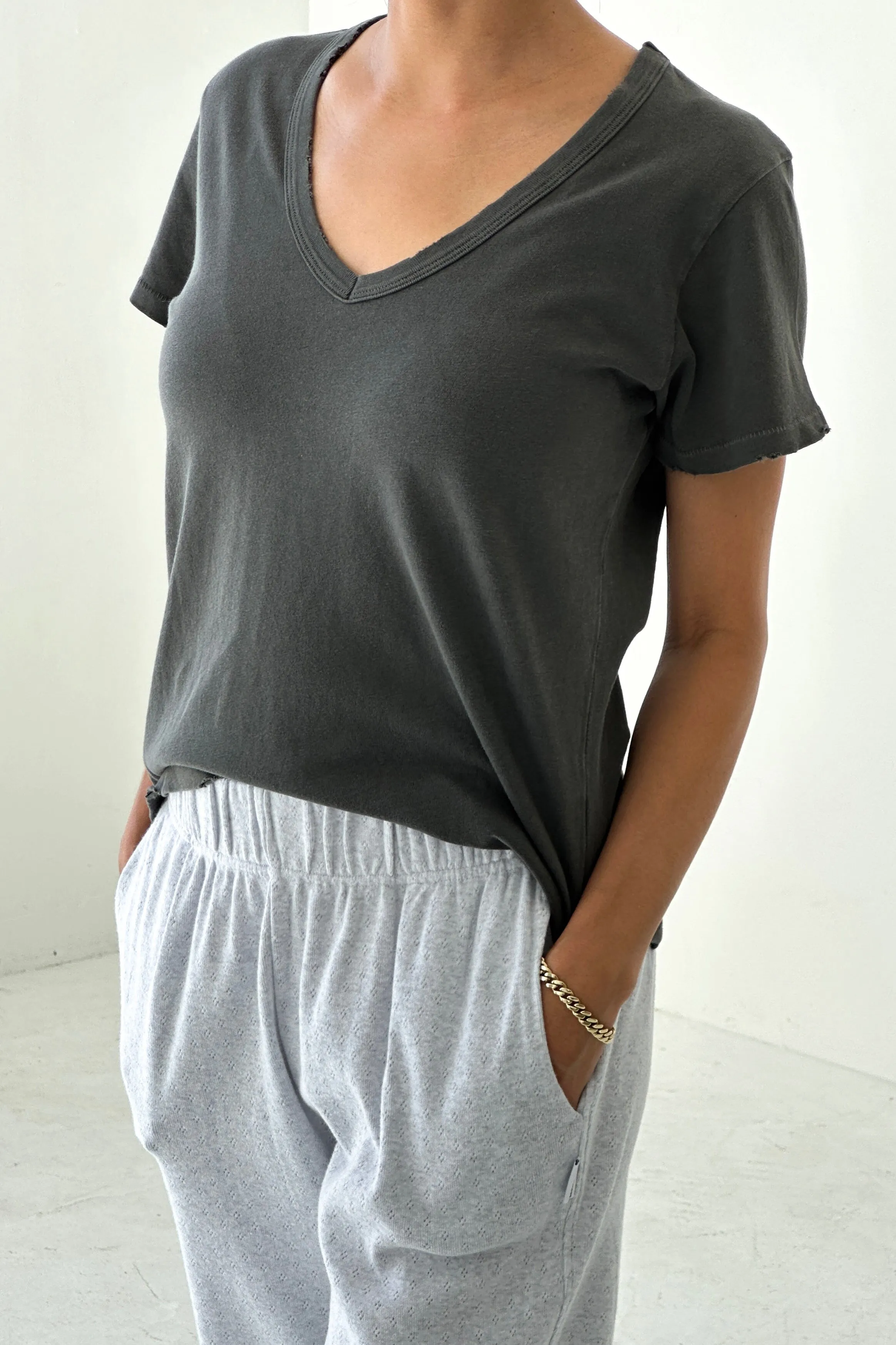 Petite La Vie Tee (Organic Cotton) - Vintage Black sold by Le Bon Shoppe