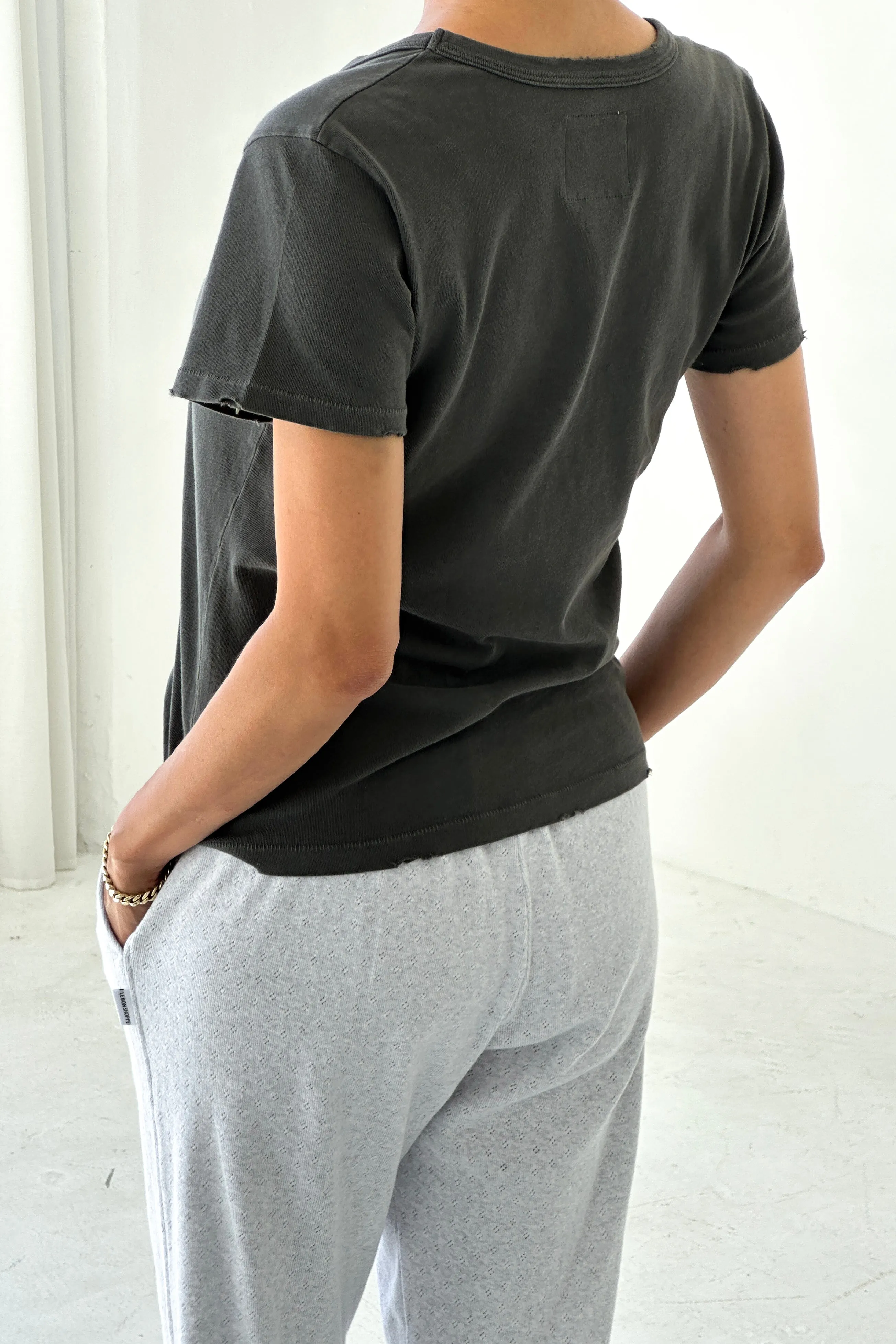 Petite La Vie Tee (Organic Cotton) - Vintage Black sold by Le Bon Shoppe product image thumbnail 2