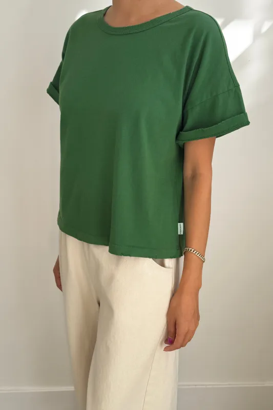 Vintage Fille Tee - Avocado sold by Le Bon Shoppe