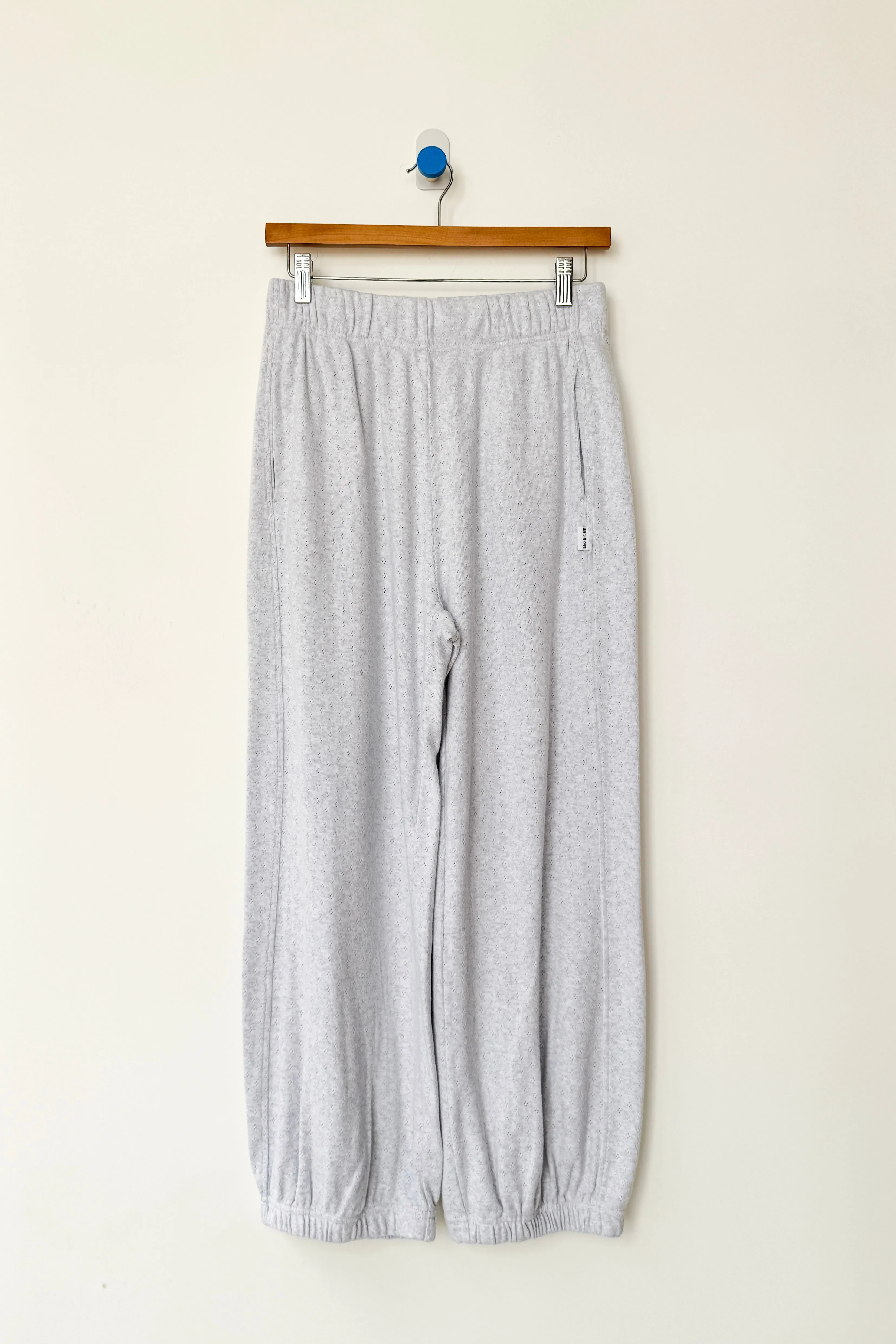 Pointelle Balloon Pants - Icy Grey sold by Le Bon Shoppe product image thumbnail 3