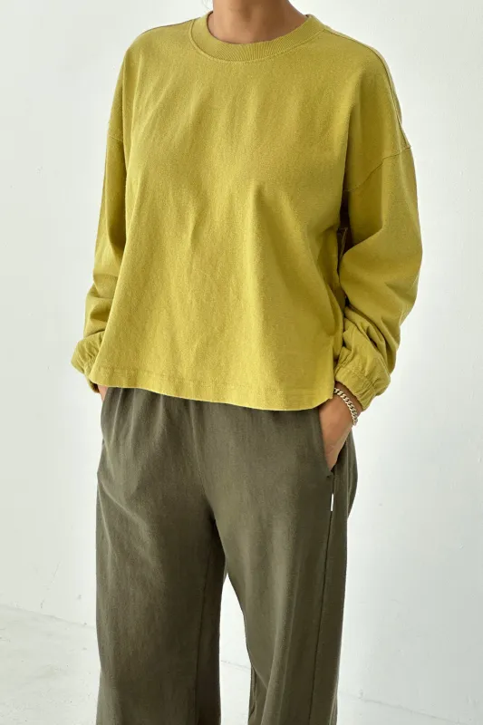 Naturelle Tee - Ochre sold by Le Bon Shoppe