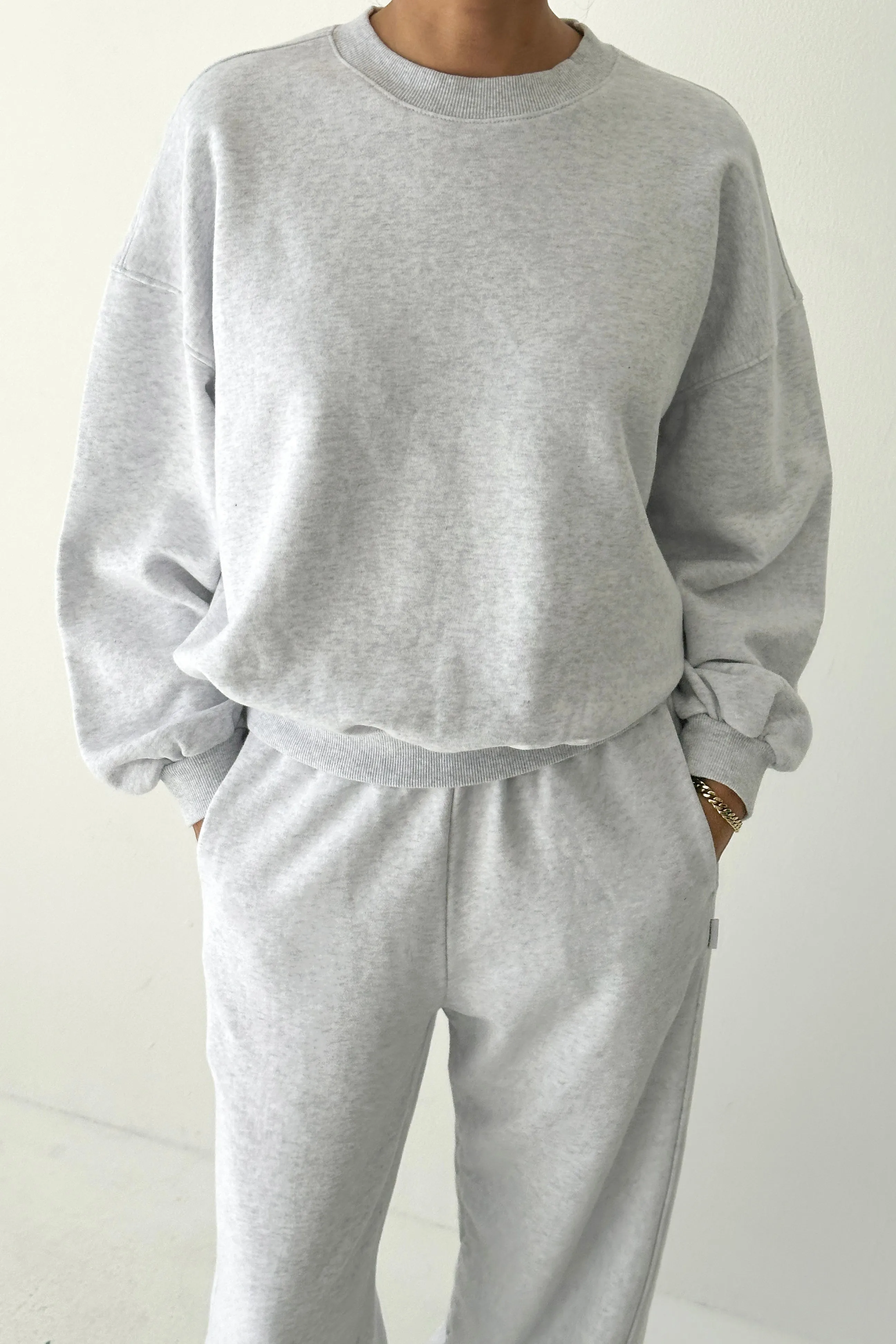 French Terry Core Sweatshirt - Icy Grey sold by Le Bon Shoppe product image thumbnail 2