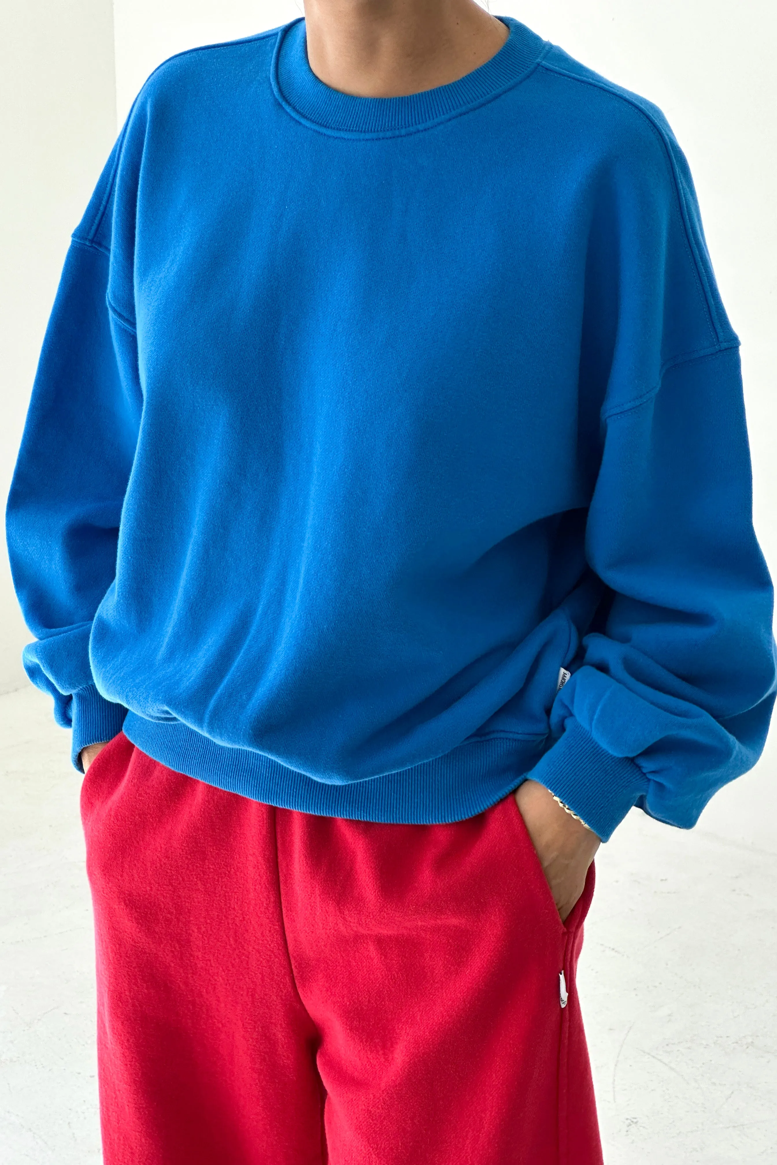 French Terry Core Sweatshirt - Lagoon sold by Le Bon Shoppe