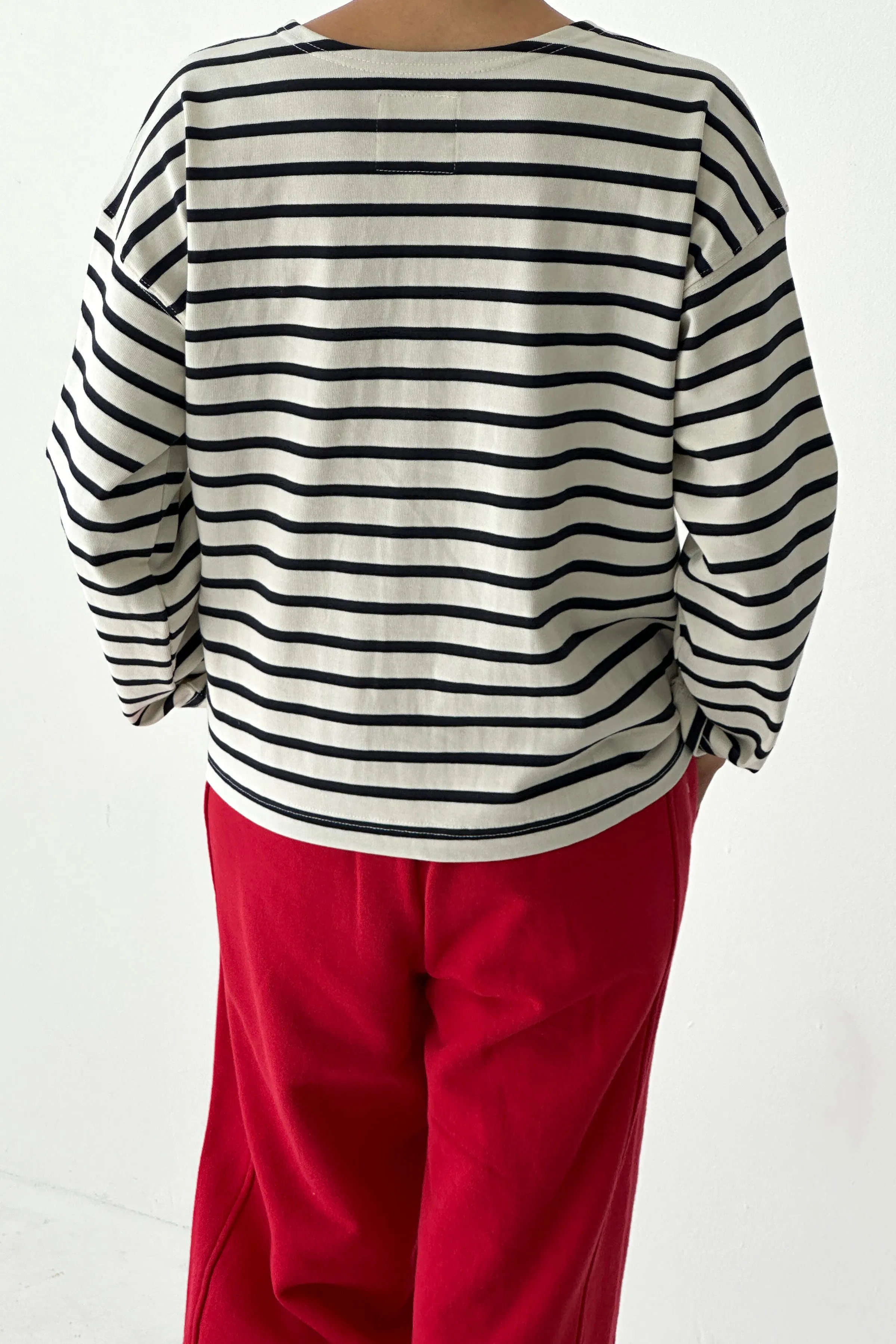 Sailor Top - Navy Stripe sold by Le Bon Shoppe product image thumbnail 2