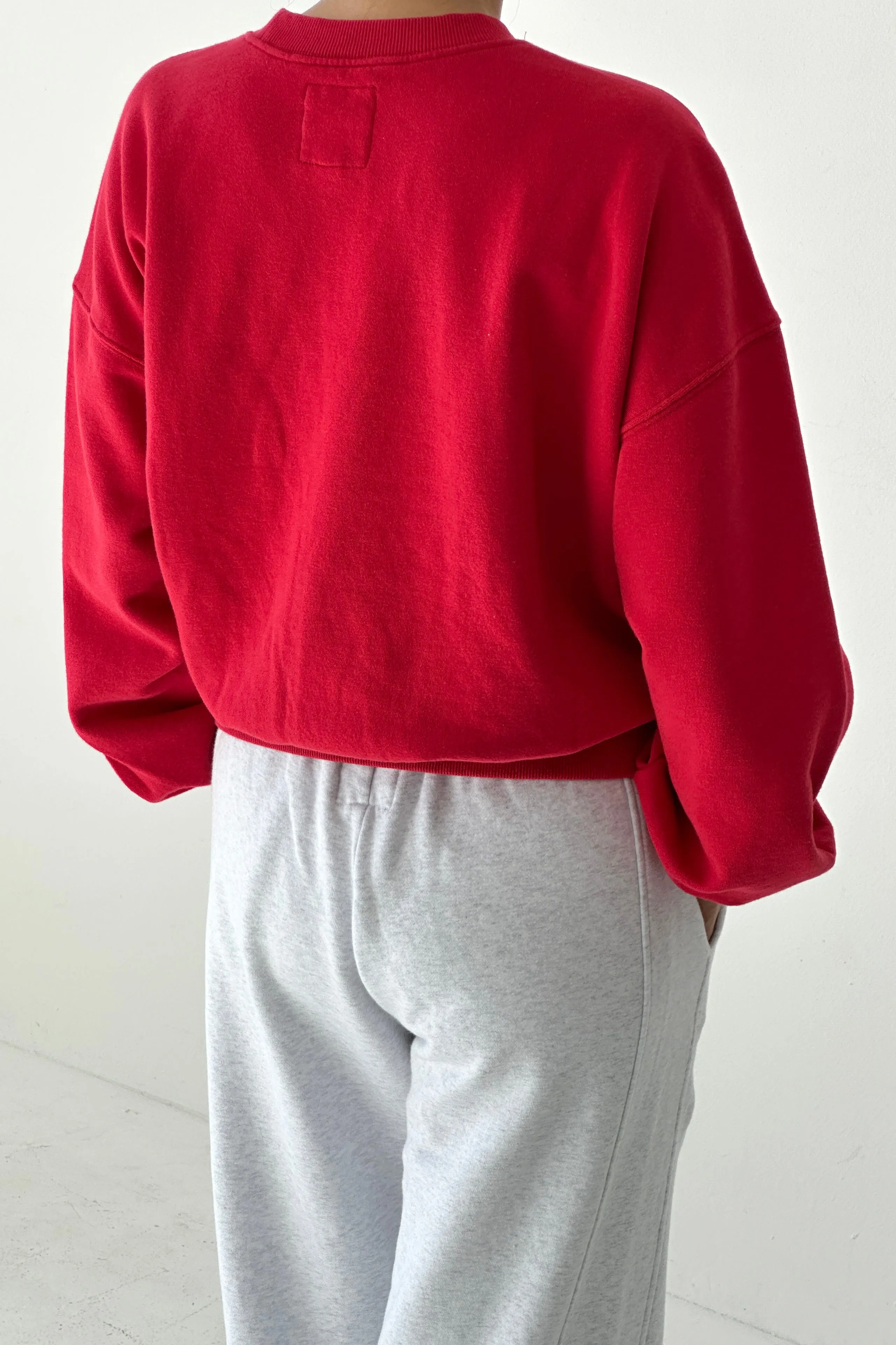French Terry Core Sweatshirt - Red Tulip sold by Le Bon Shoppe product image thumbnail 2
