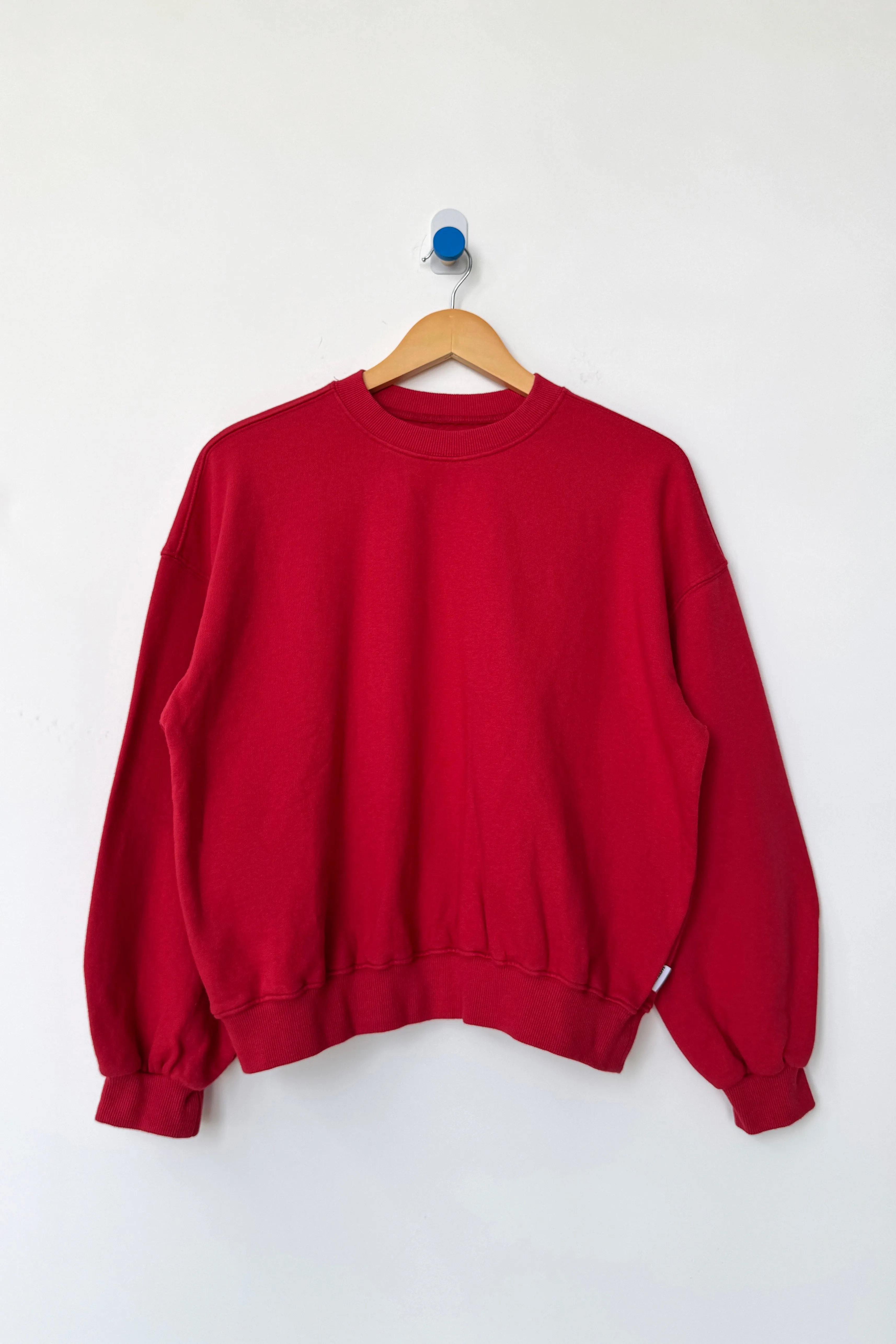 French Terry Core Sweatshirt - Red Tulip sold by Le Bon Shoppe product image thumbnail 4