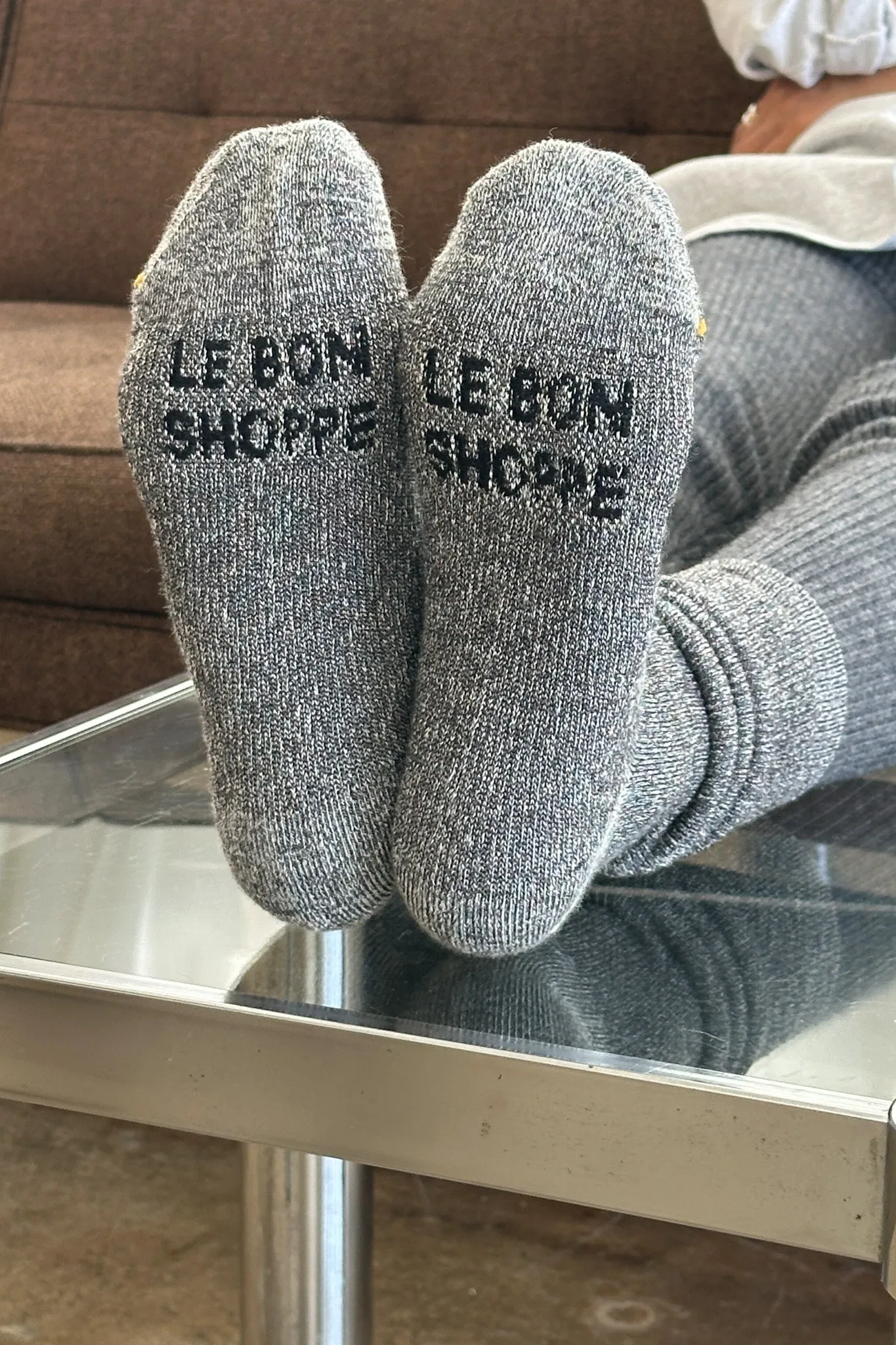 Camper Socks - Charcoal sold by Le Bon Shoppe product image thumbnail 3