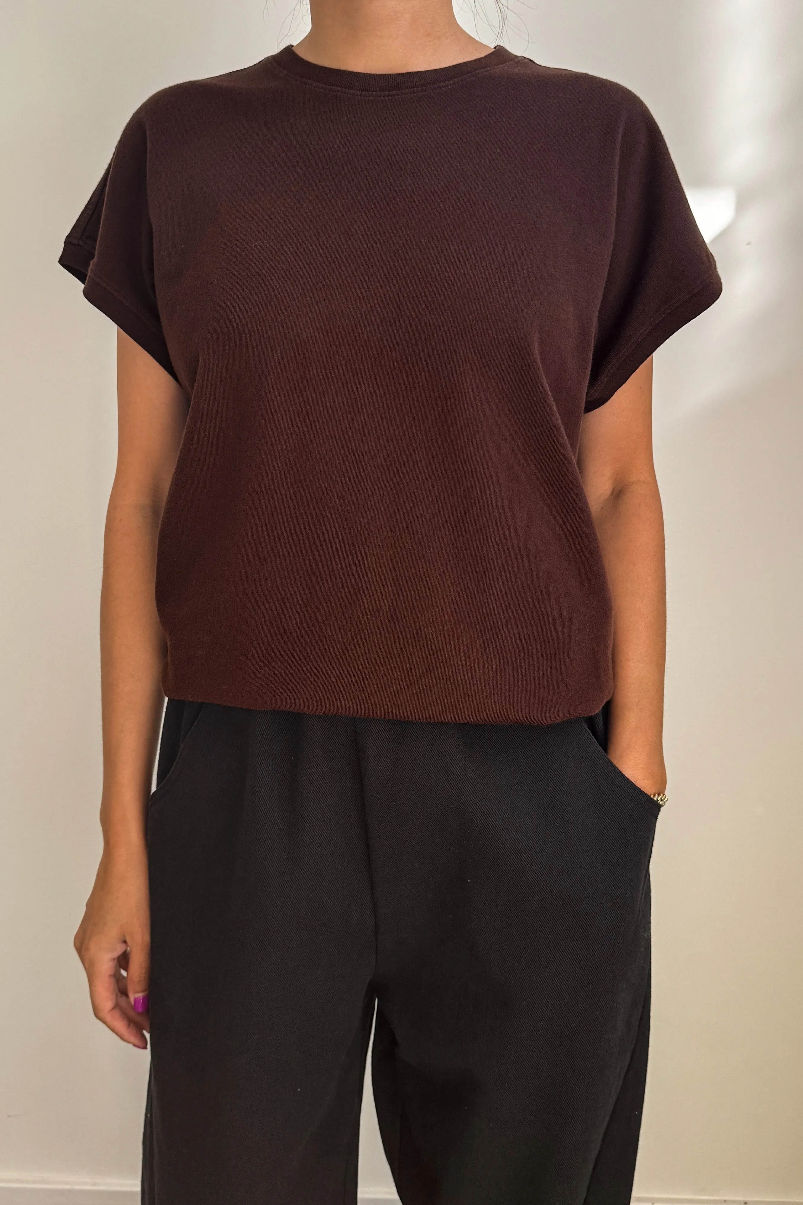 Ease Tee - Dark Cacao sold by Le Bon Shoppe product image thumbnail 2