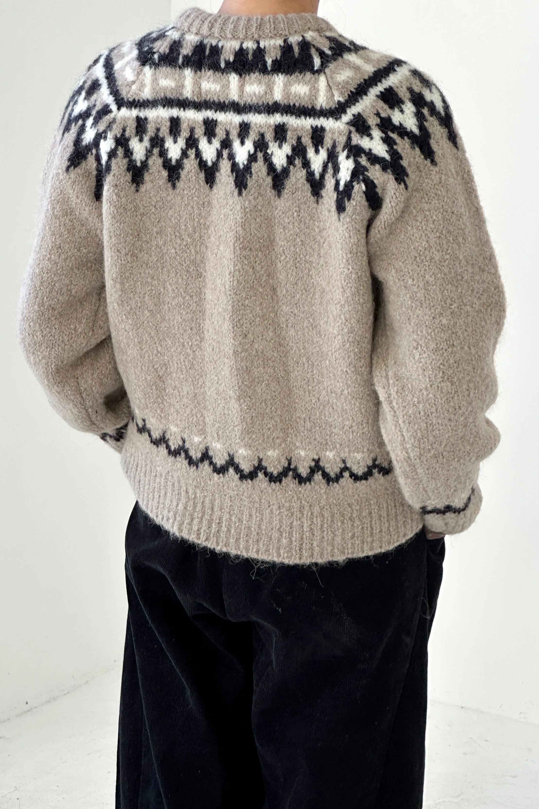 Alpaca Cabin Cardigan - Beige sold by Le Bon Shoppe product image thumbnail 3