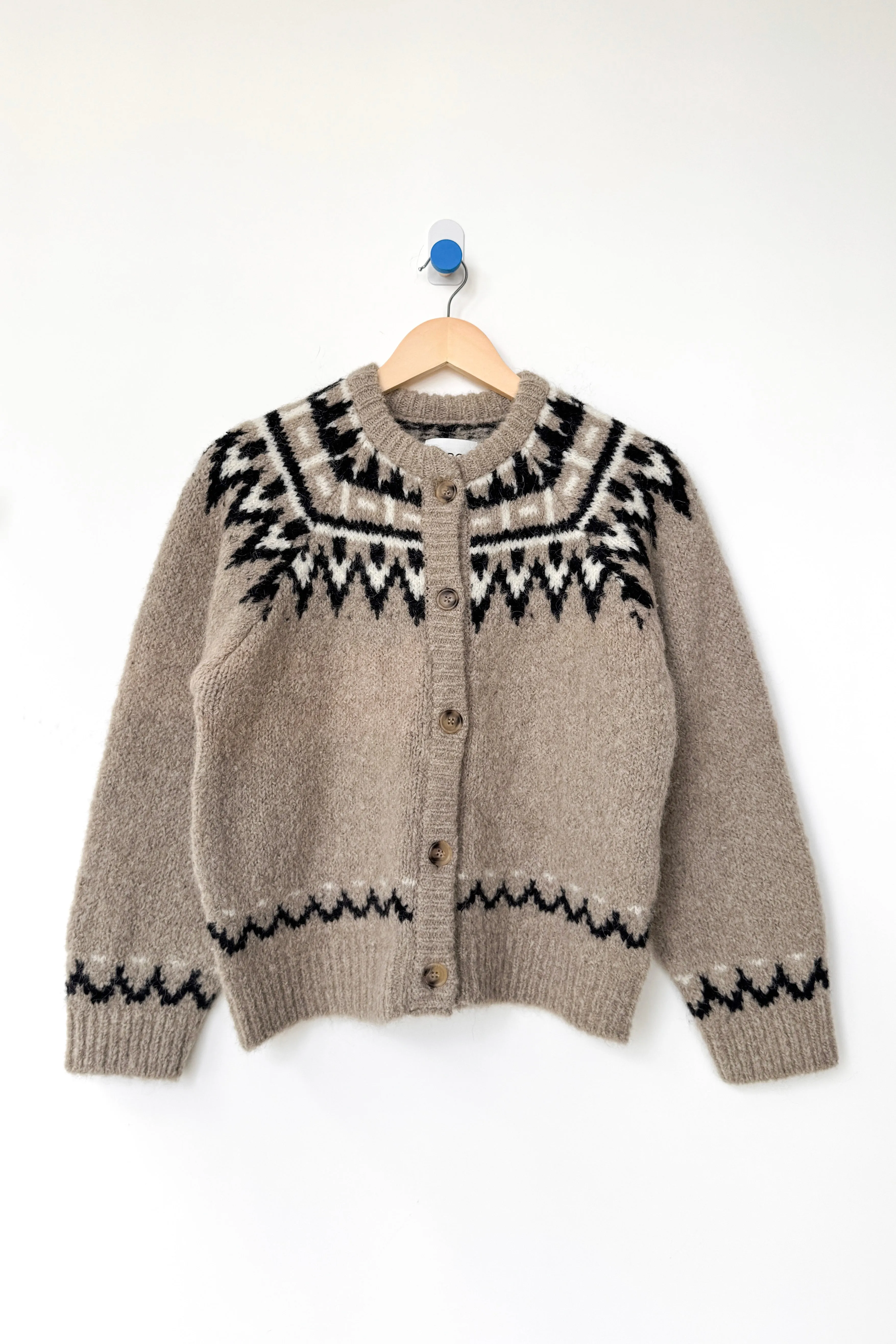 Alpaca Cabin Cardigan - Beige sold by Le Bon Shoppe product image thumbnail 4