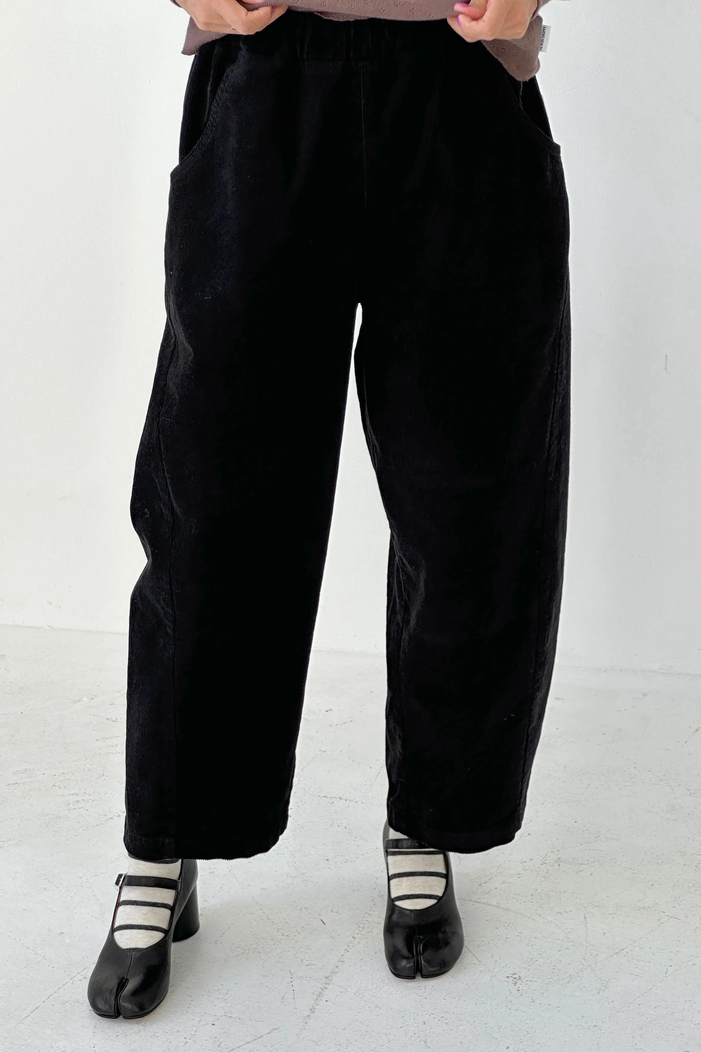 Corduroy Arc Pants - Black sold by Le Bon Shoppe product image thumbnail 2