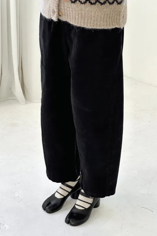 Corduroy Arc Pants - Black sold by Le Bon Shoppe