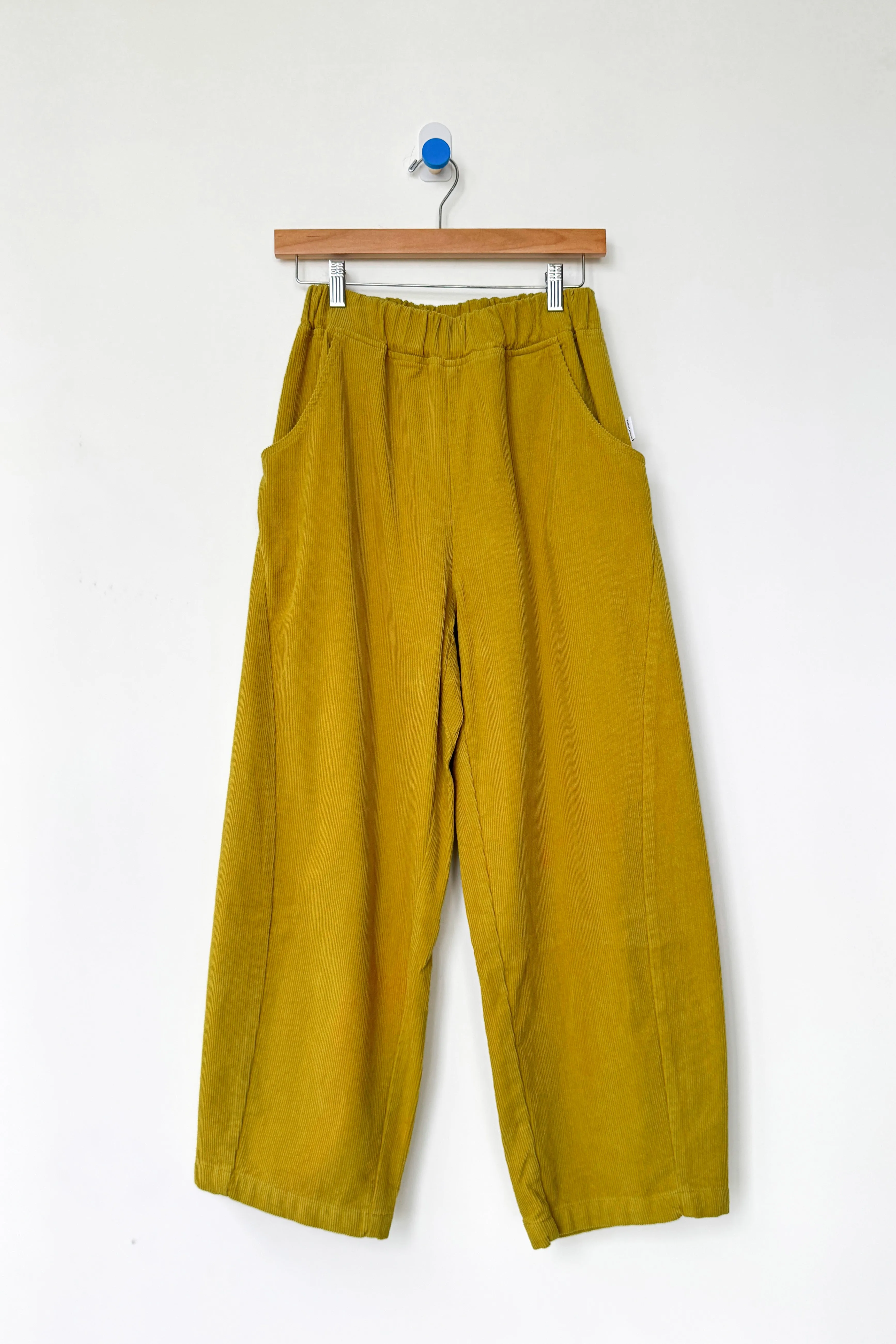Corduroy Arc Pants - Green Olive sold by Le Bon Shoppe product image thumbnail 4