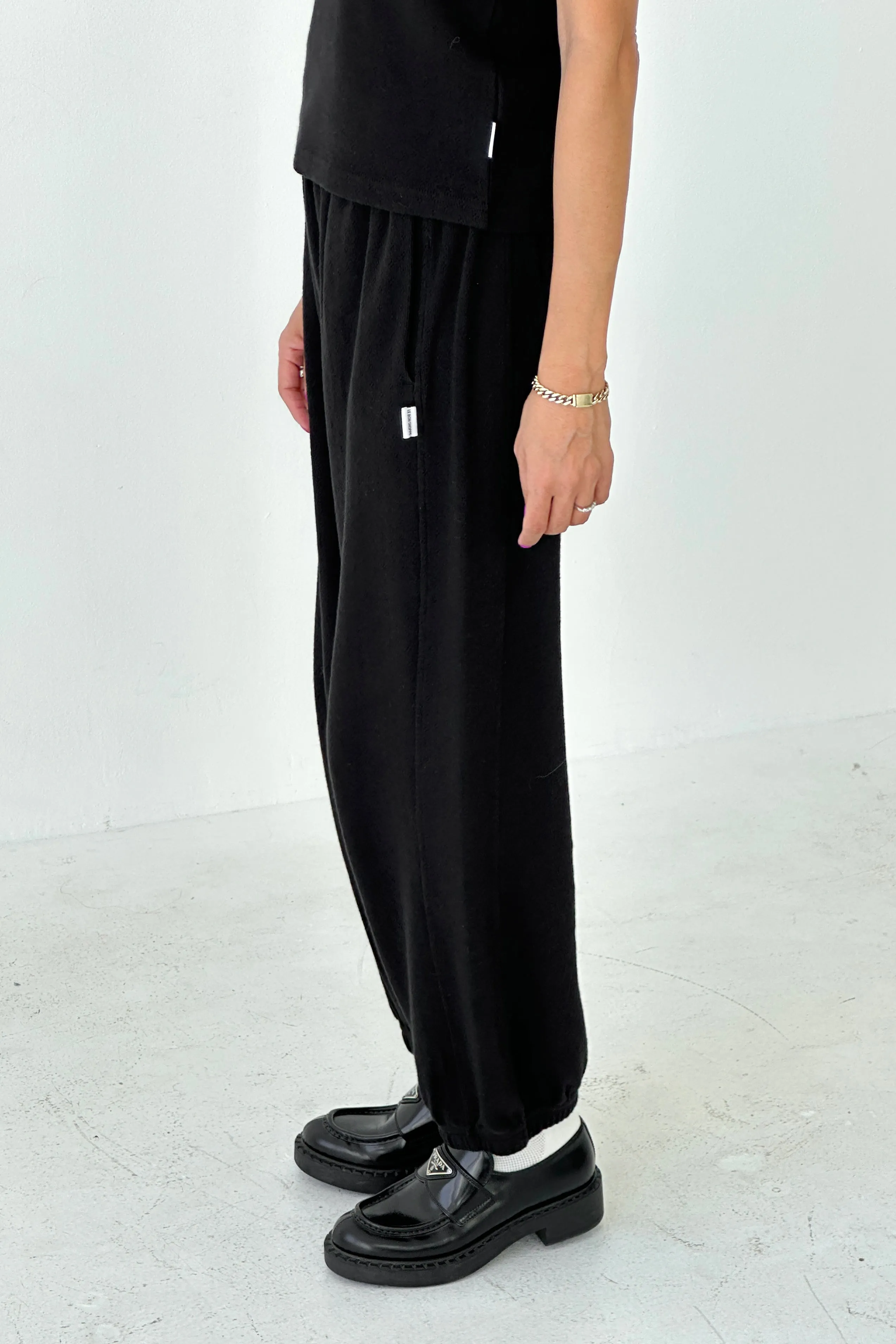 Pointelle Balloon Pants -Black sold by Le Bon Shoppe product image thumbnail 2