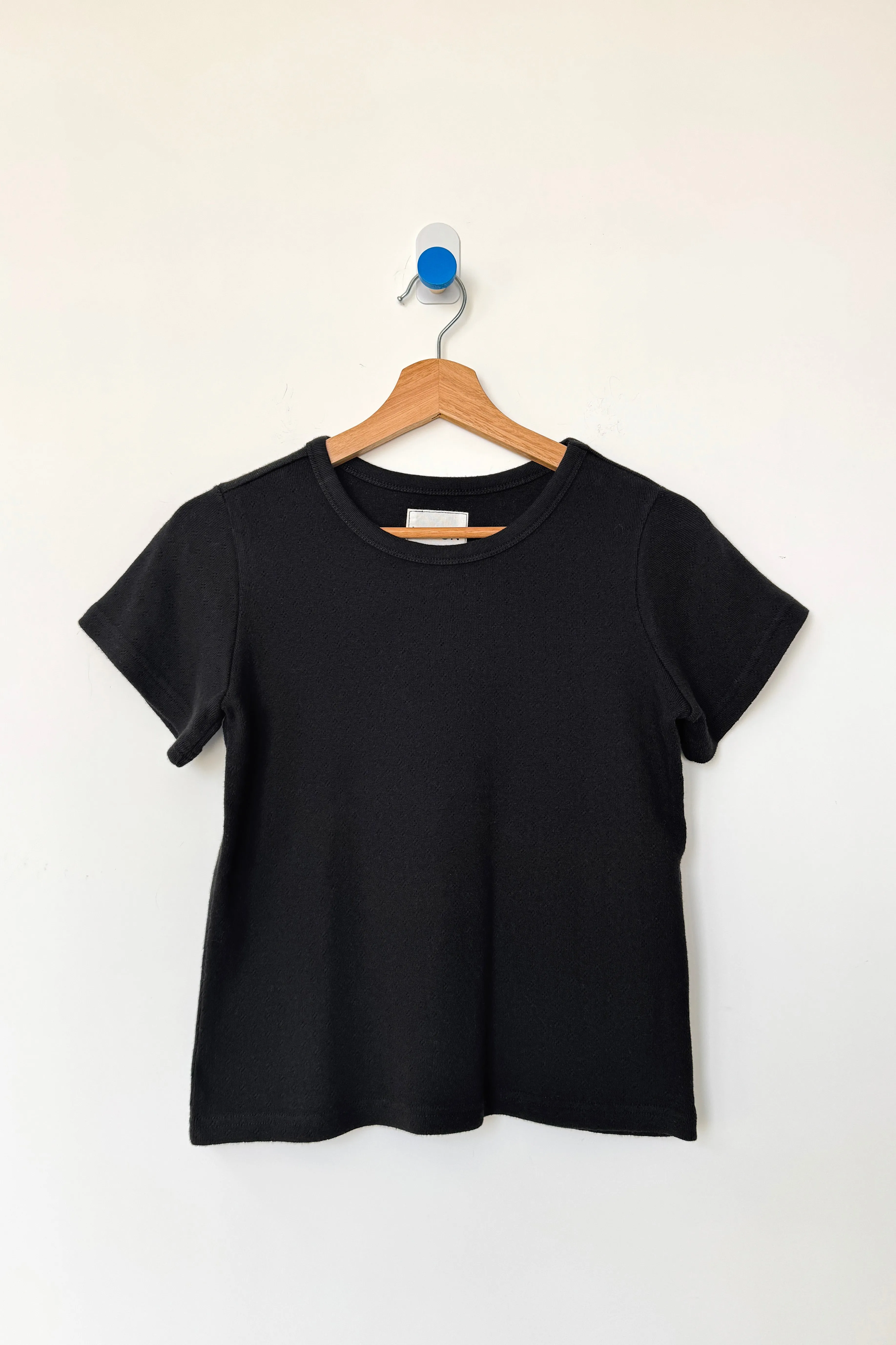Pointelle Babe Tee - Black sold by Le Bon Shoppe product image thumbnail 3