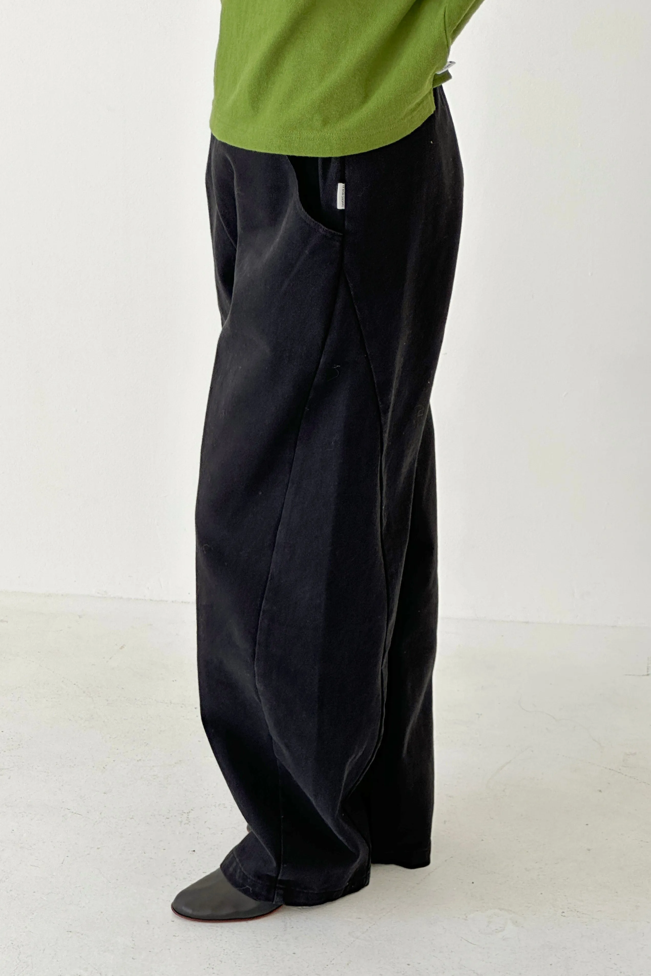 Long Arc Pants - Black Canvas sold by Le Bon Shoppe product image thumbnail 2