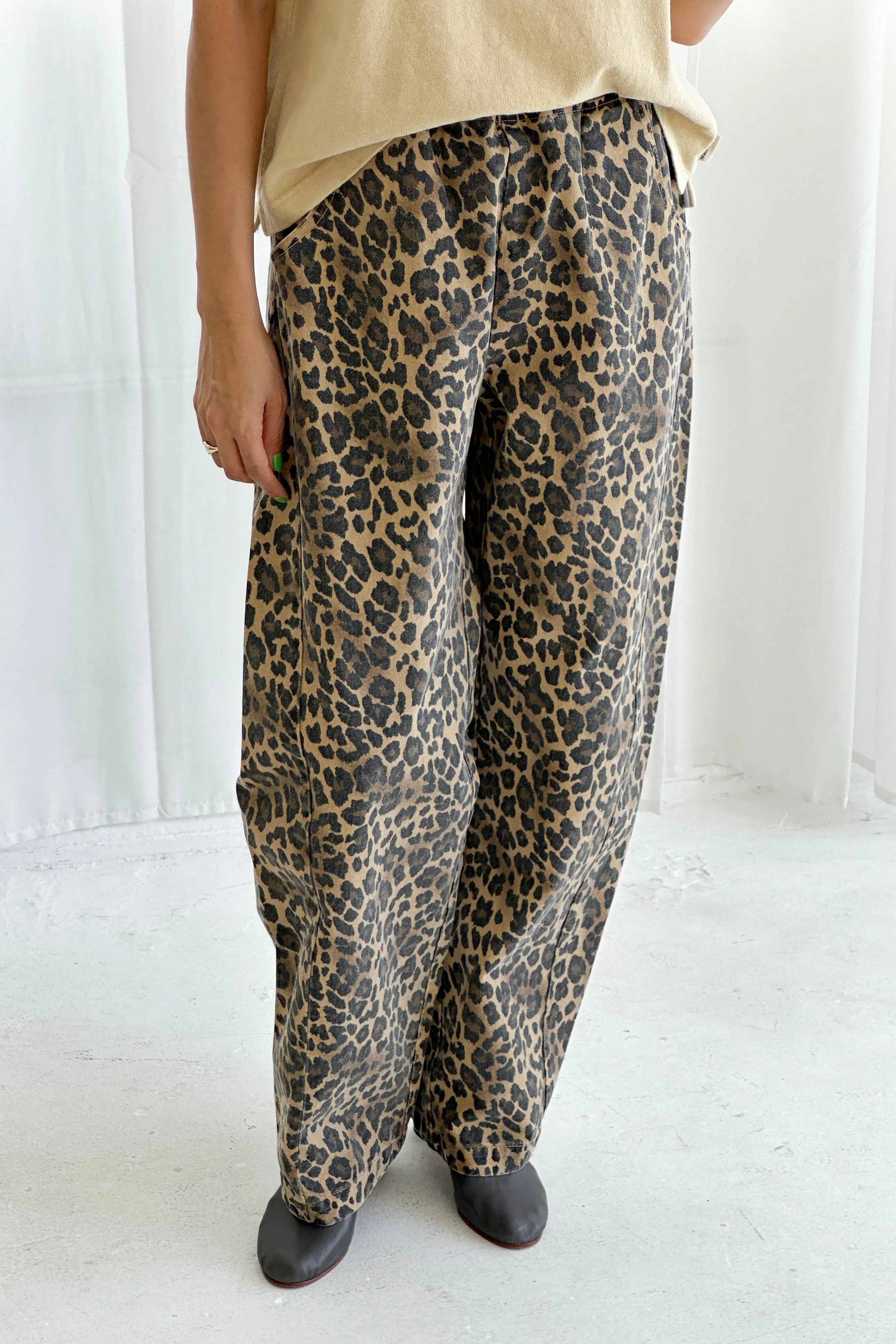 Long Arc Pants - Leopard sold by Le Bon Shoppe product image thumbnail 3