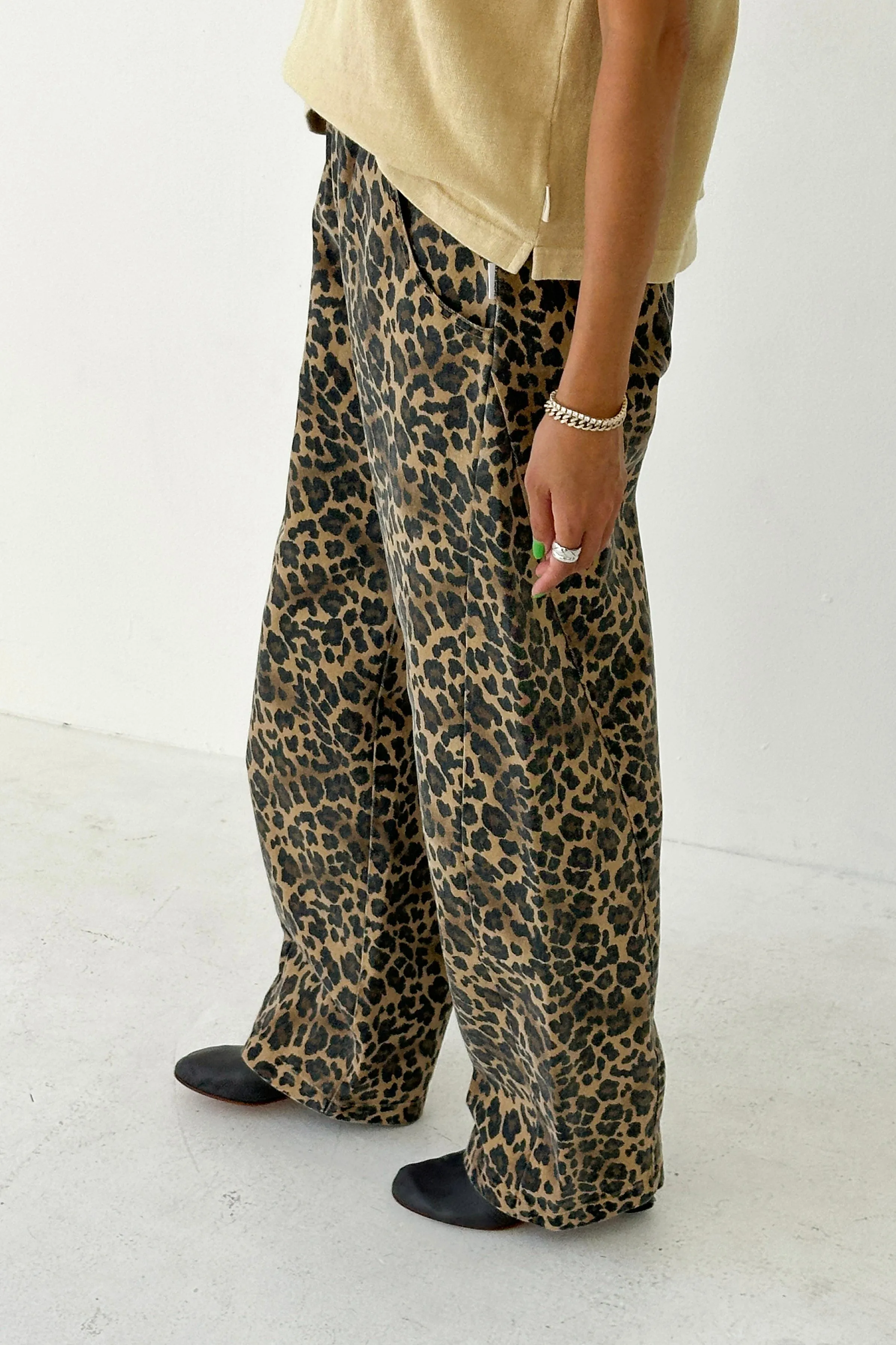 Long Arc Pants - Leopard sold by Le Bon Shoppe product image thumbnail 2