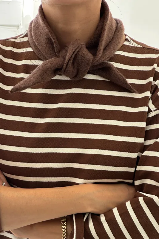 Cashmere Bandana - Mocha sold by Le Bon Shoppe