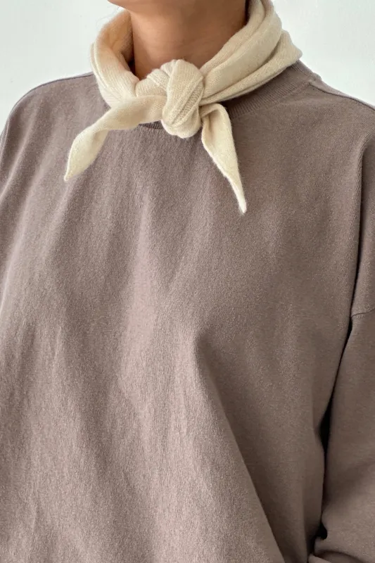 Cashmere Bandana - Oatmeal sold by Le Bon Shoppe