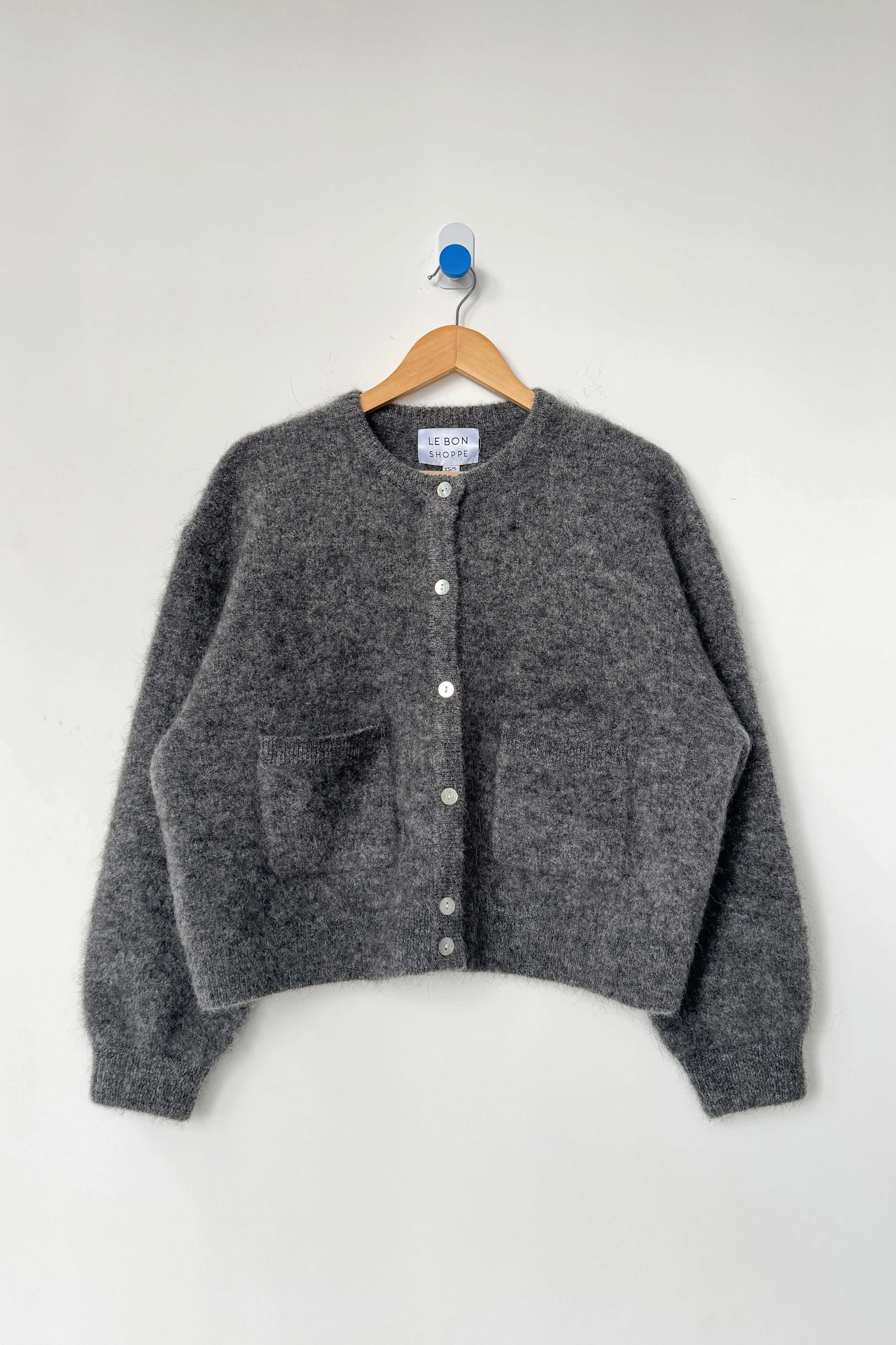 Amélie Alpaca Cardigan - Charcoal sold by Le Bon Shoppe product image thumbnail 3