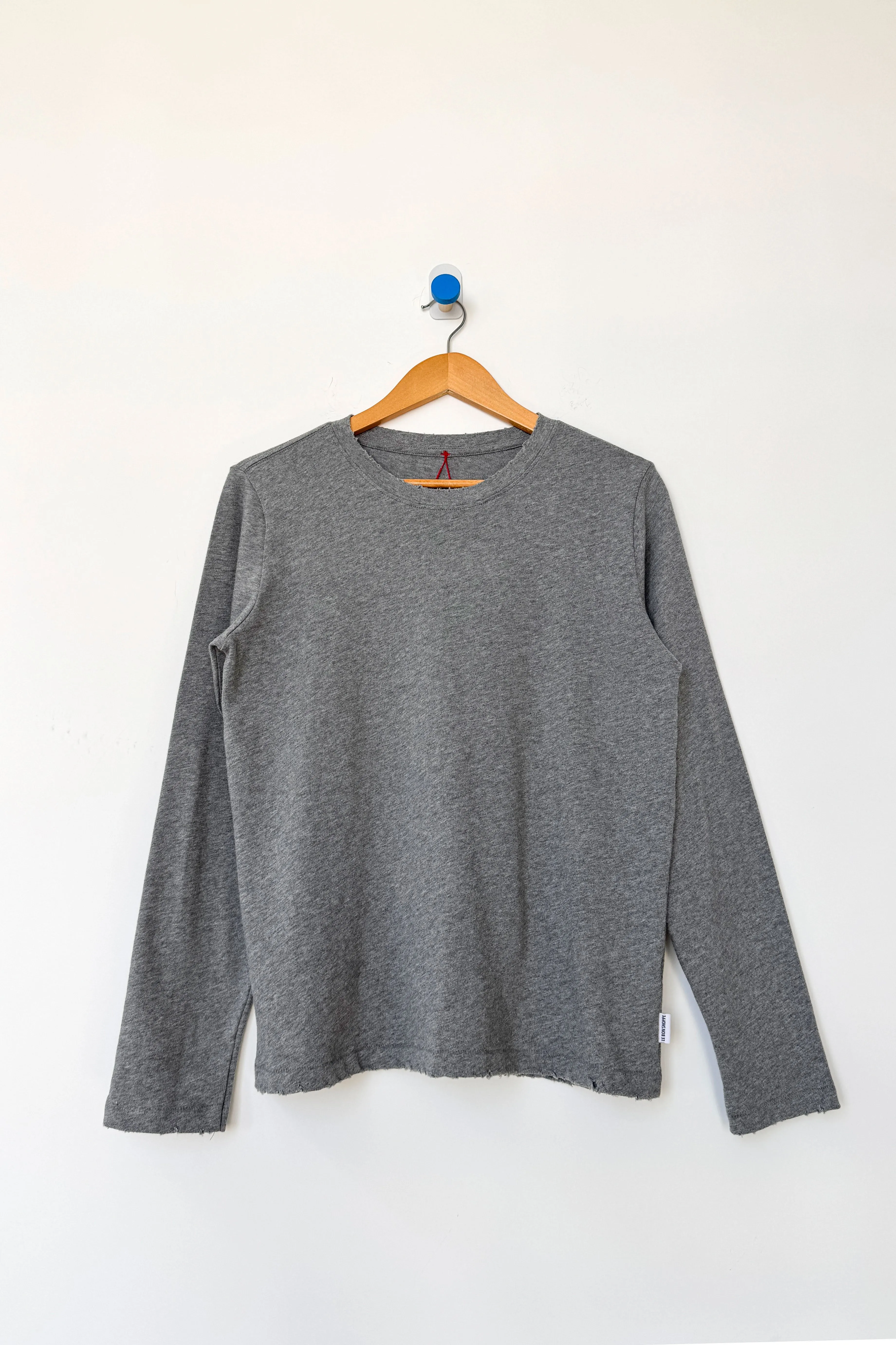 Everyday Long Sleeve Tee - Melange Grey sold by Le Bon Shoppe product image thumbnail 4
