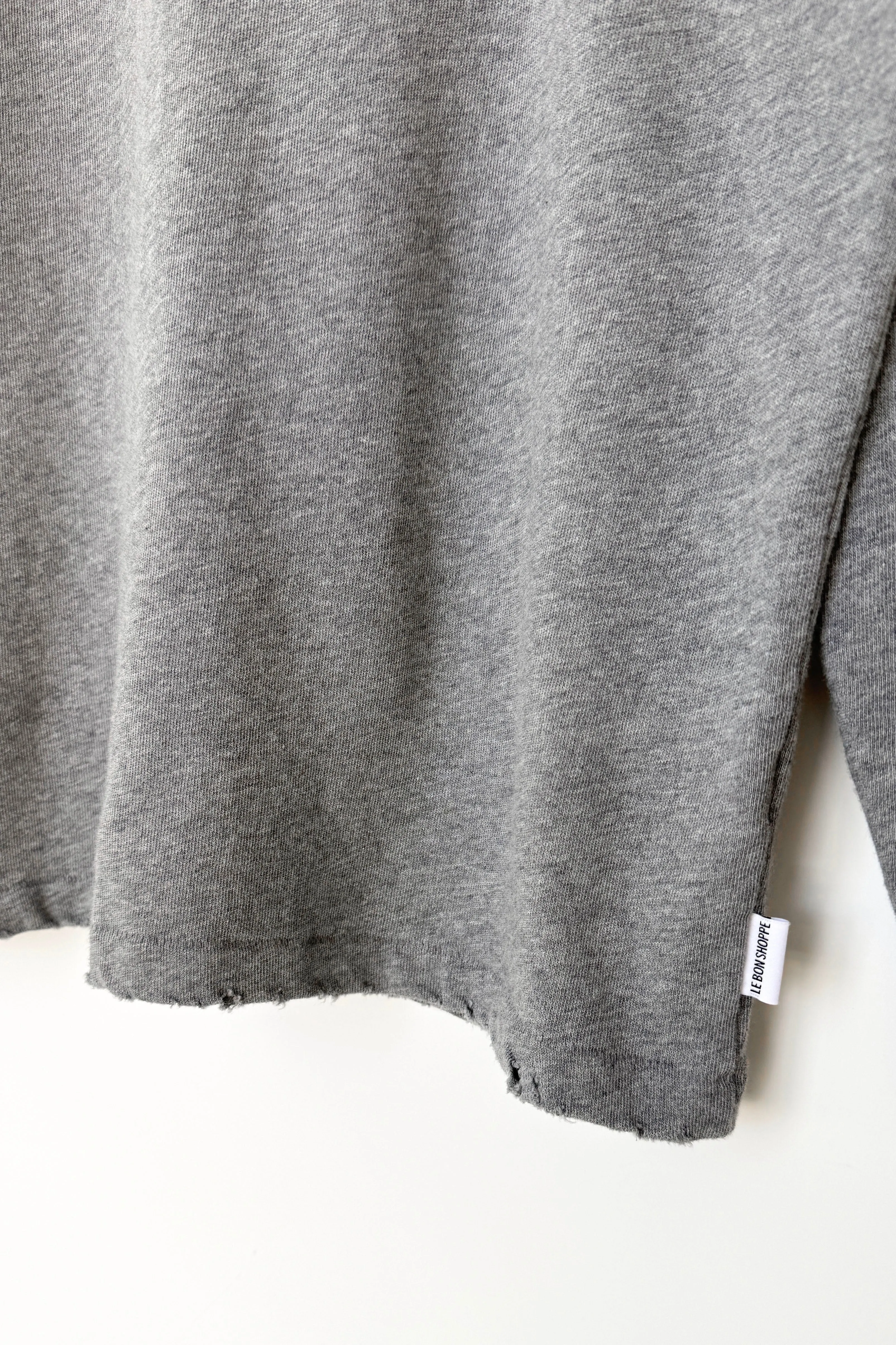 Everyday Long Sleeve Tee - Melange Grey sold by Le Bon Shoppe product image thumbnail 5