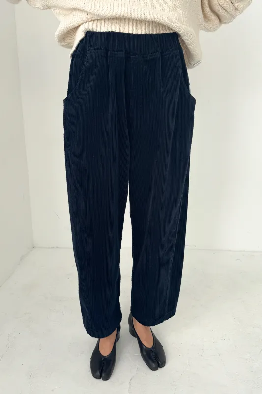 Soft Corduroy Arc Pants - Midnight sold by Le Bon Shoppe