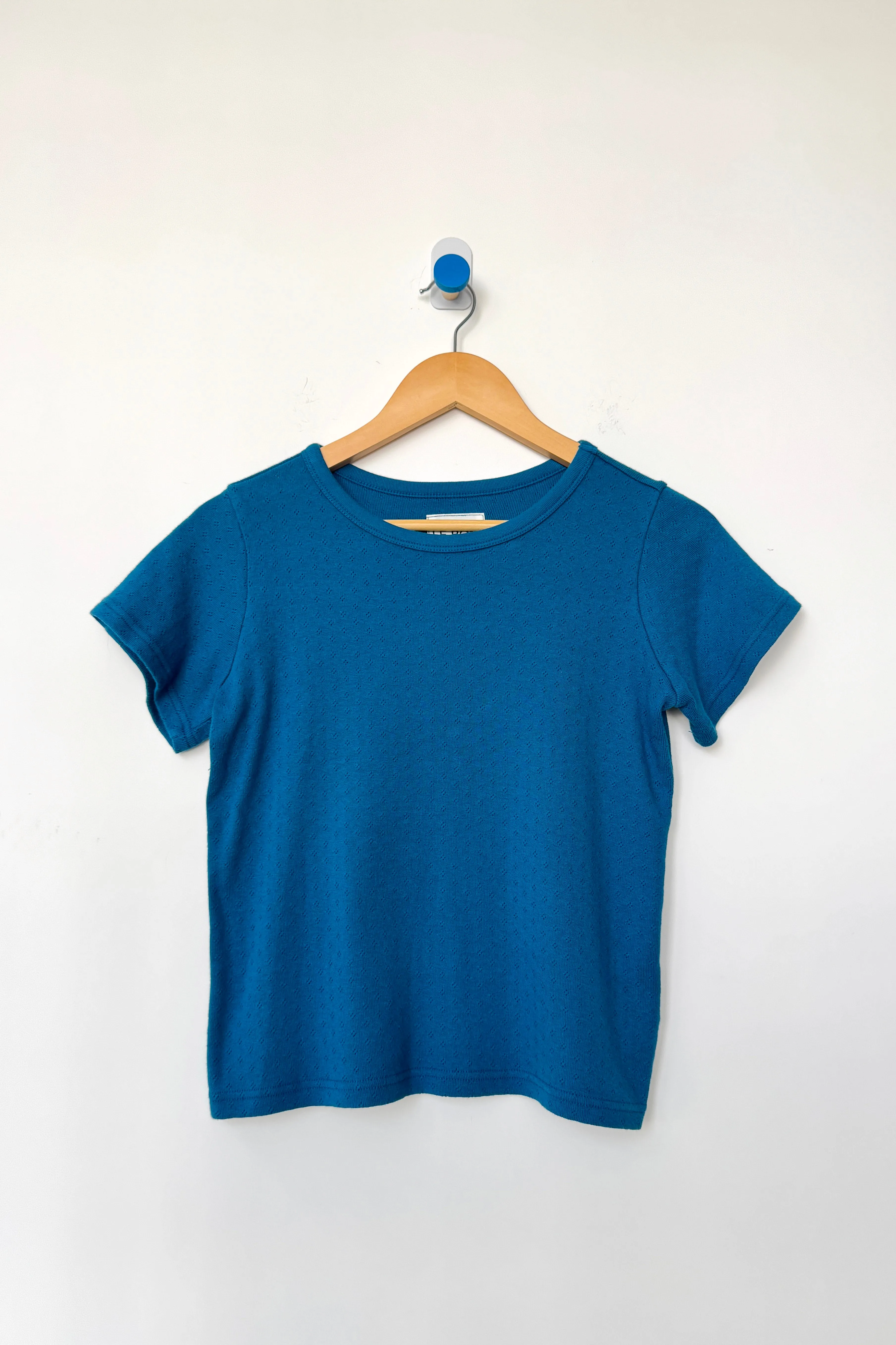 Pointelle Babe Tee - Sea Blue sold by Le Bon Shoppe product image thumbnail 5