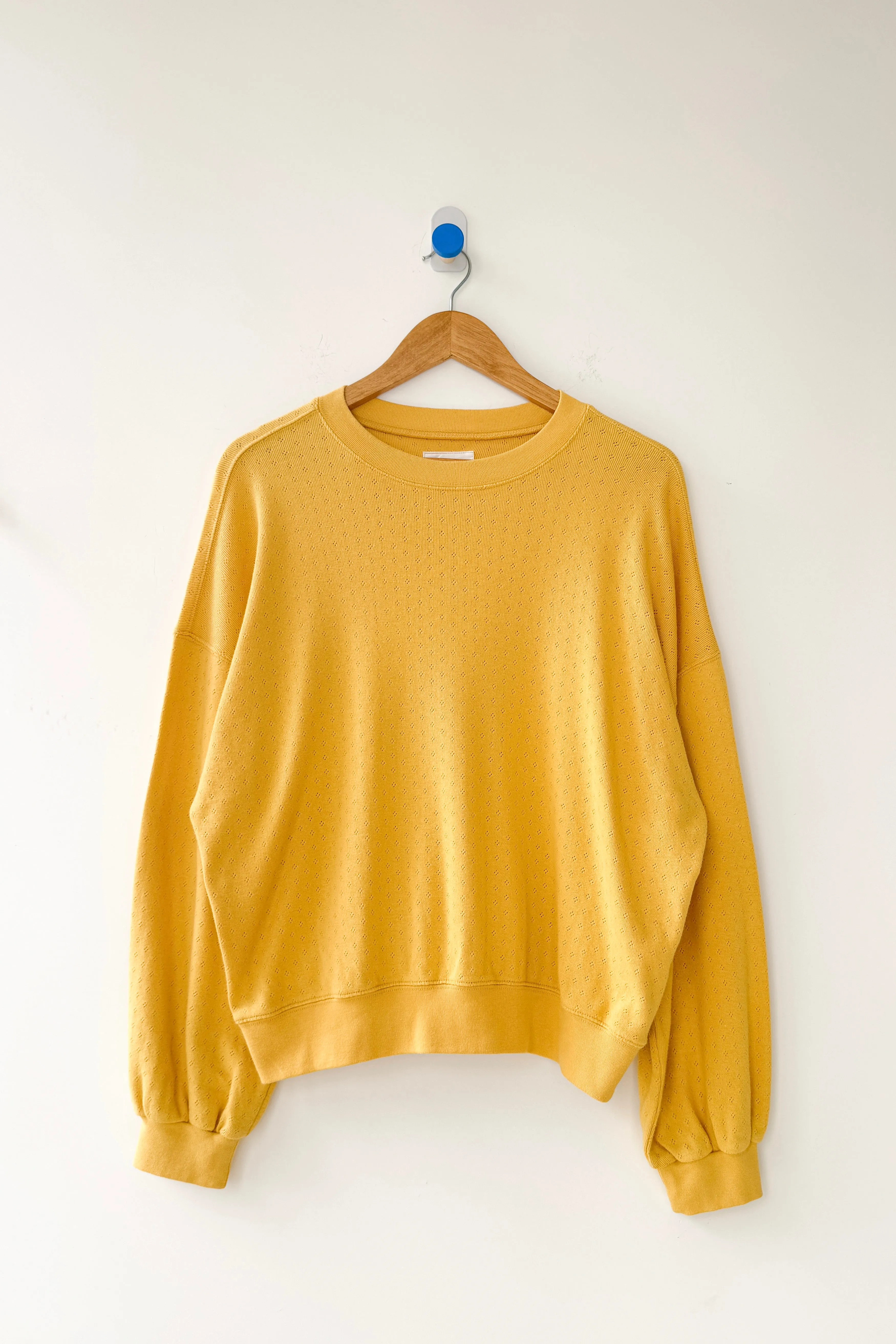 Pointelle Core Sweatshirt - Deep Yellow sold by Le Bon Shoppe product image thumbnail 4