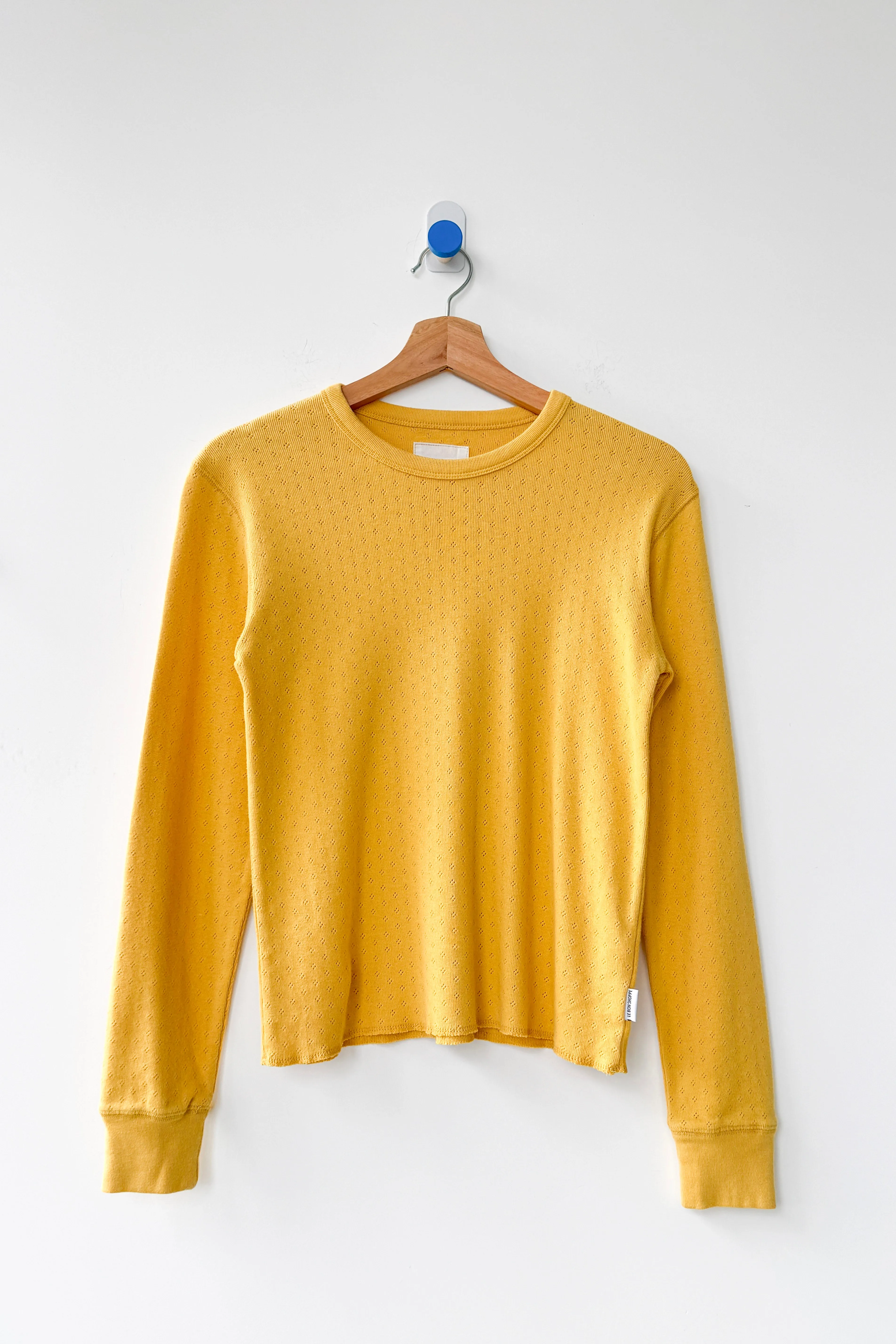 Pointelle Fundamental Tee - Deep Yellow sold by Le Bon Shoppe product image thumbnail 4