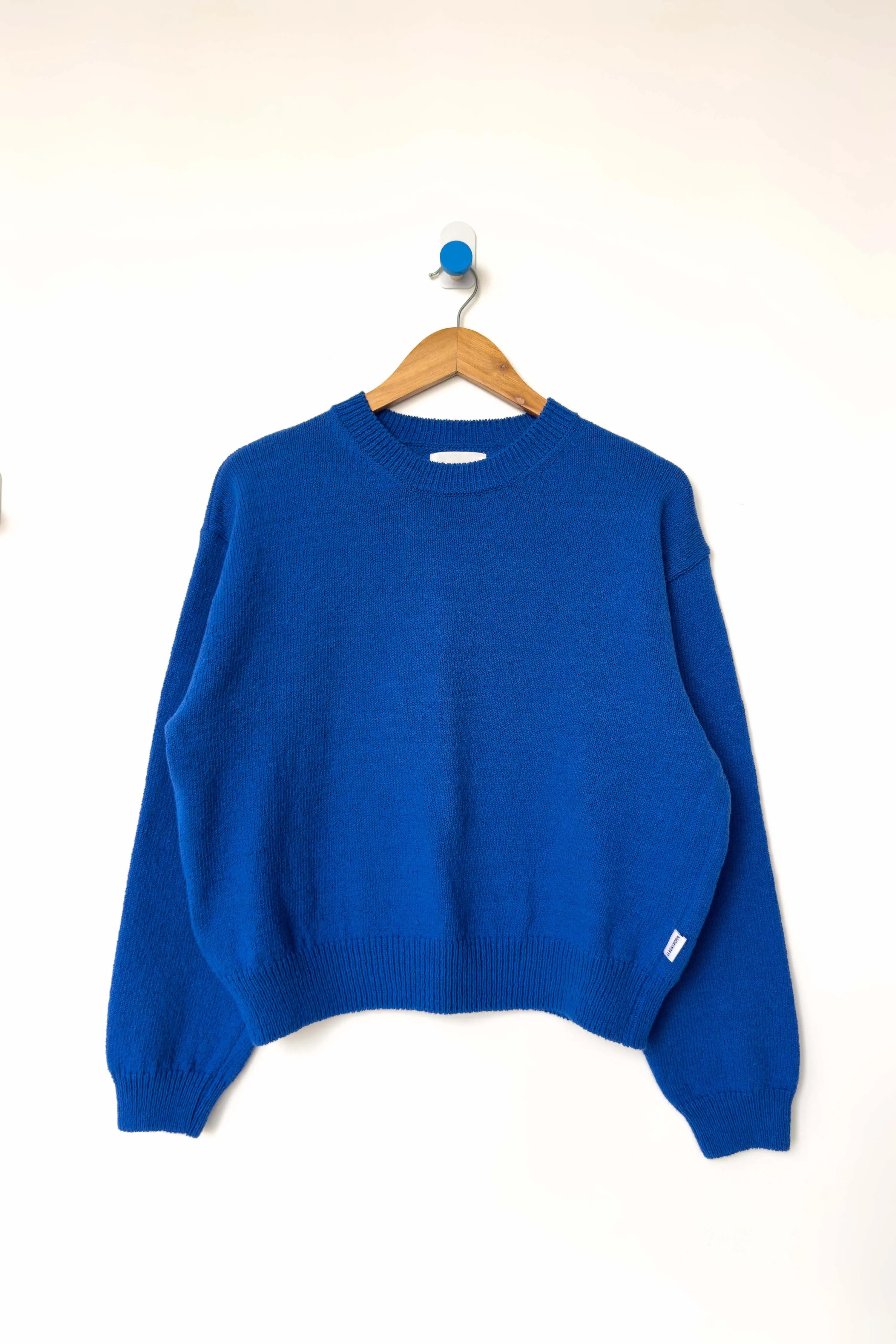 Milo Cotton Sweater - Cobalt sold by Le Bon Shoppe product image thumbnail 4