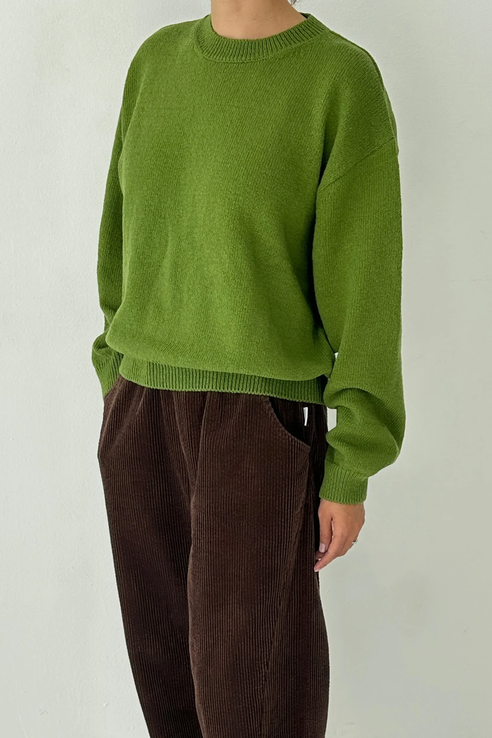 Milo Cotton Sweater - Avocado sold by Le Bon Shoppe