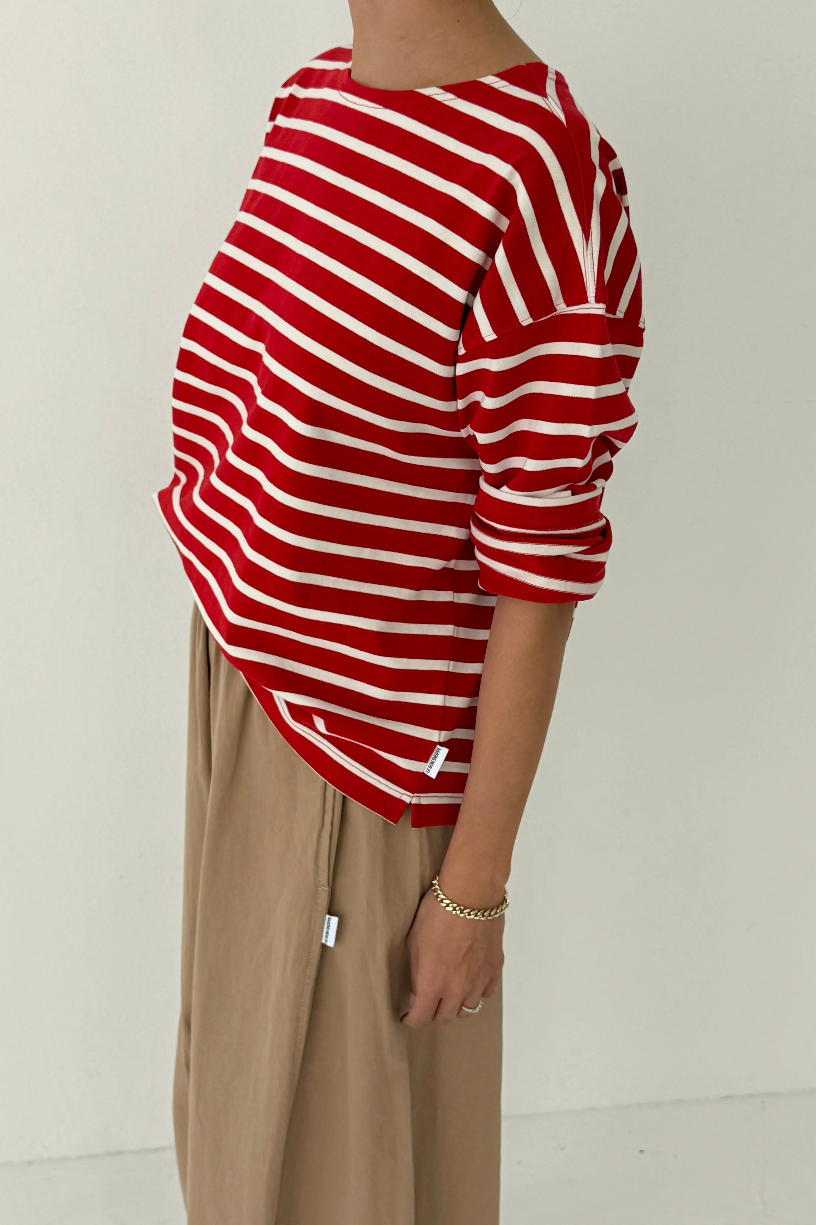Sailor Top - White Stripe on Red sold by Le Bon Shoppe product image thumbnail 2