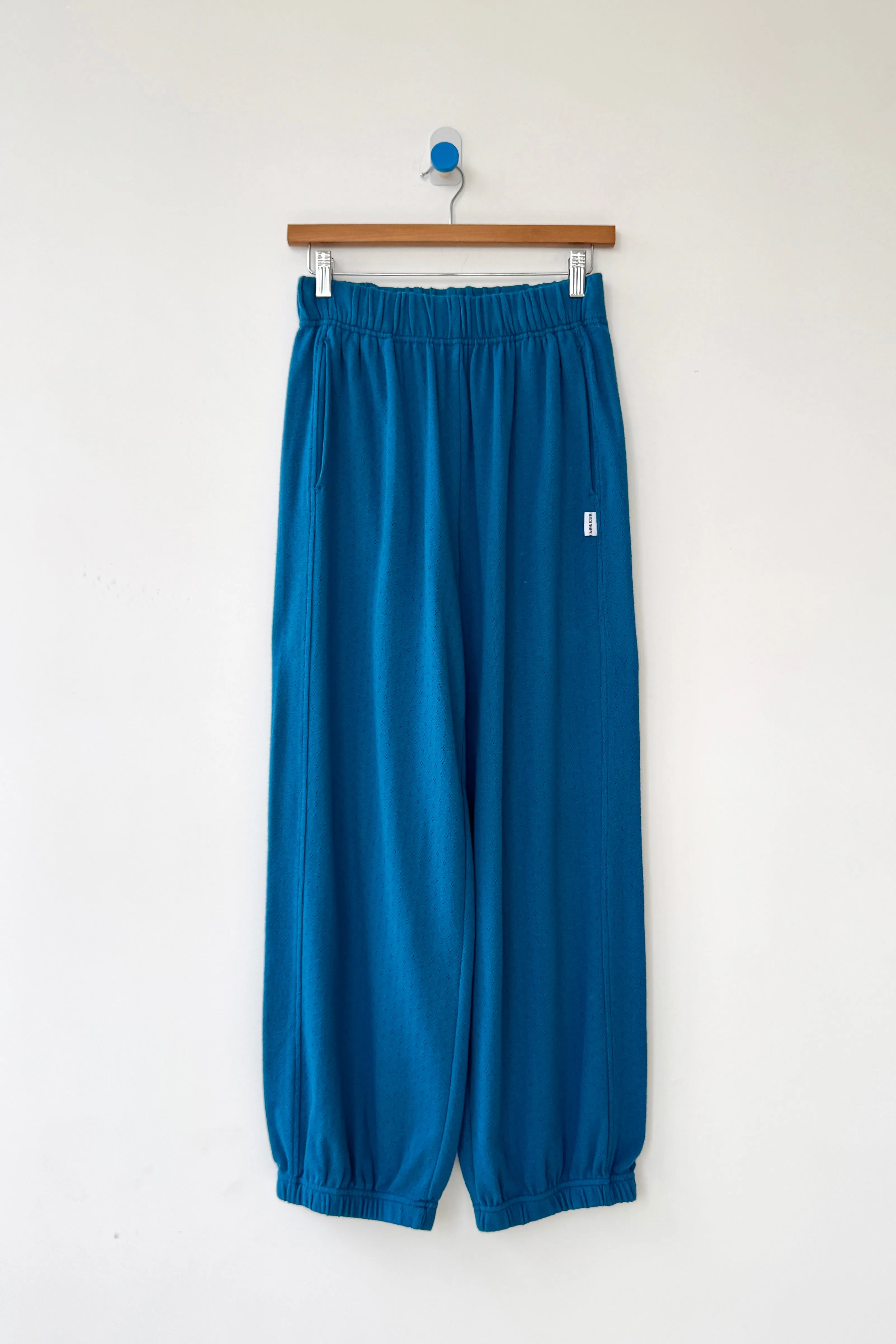 Pointelle Balloon Pants - Sea Blue sold by Le Bon Shoppe product image thumbnail 4