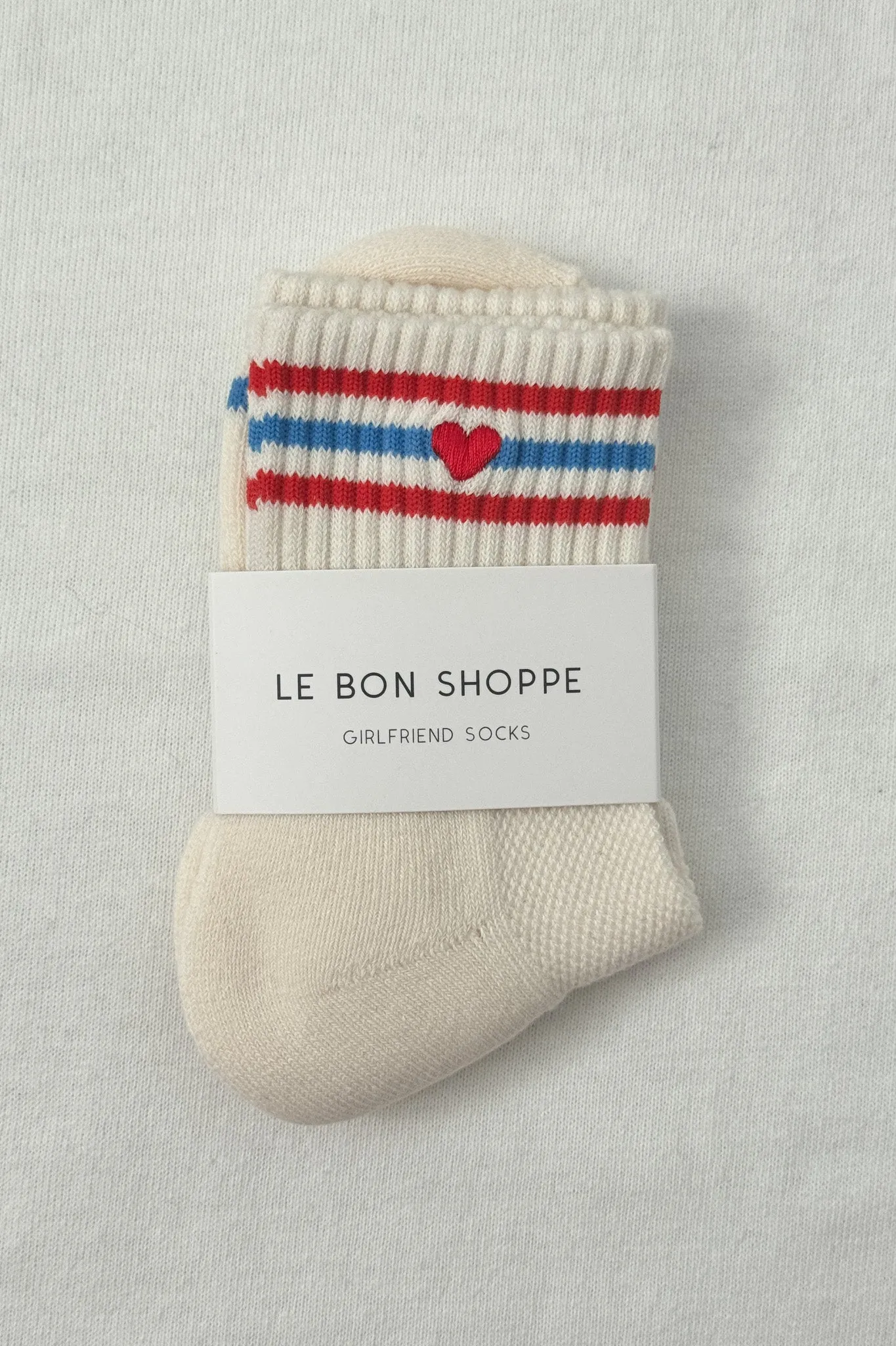 Embroidered Girlfriend Socks - LECHE + HEART sold by Le Bon Shoppe product image thumbnail 3