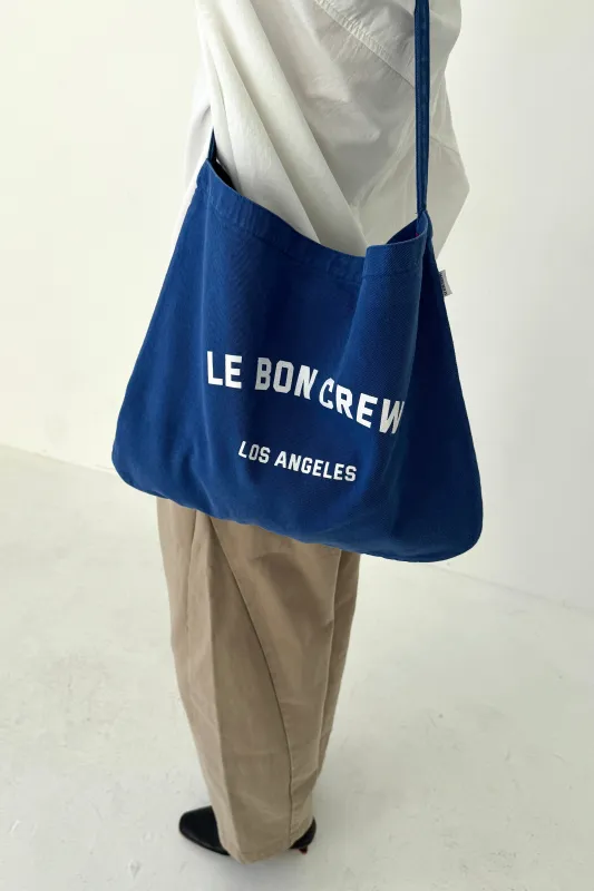 Le Bon Crew Happy Carry Bag - Azure / Le Bon Crew sold by Le Bon Shoppe