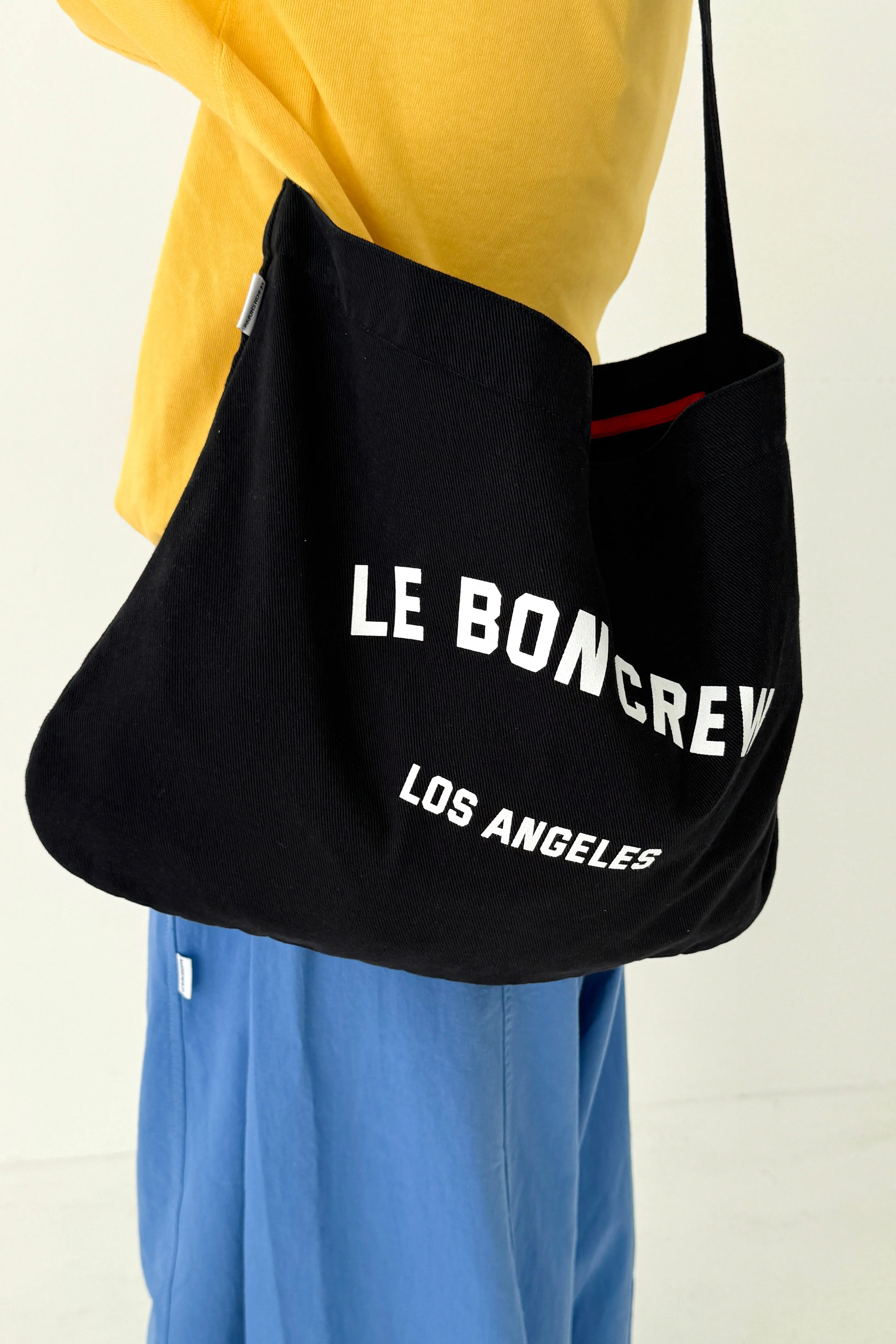 Le Bon Crew Happy Carry Bag - Black Canvas / Le Bon Crew sold by Le Bon Shoppe product image thumbnail 3