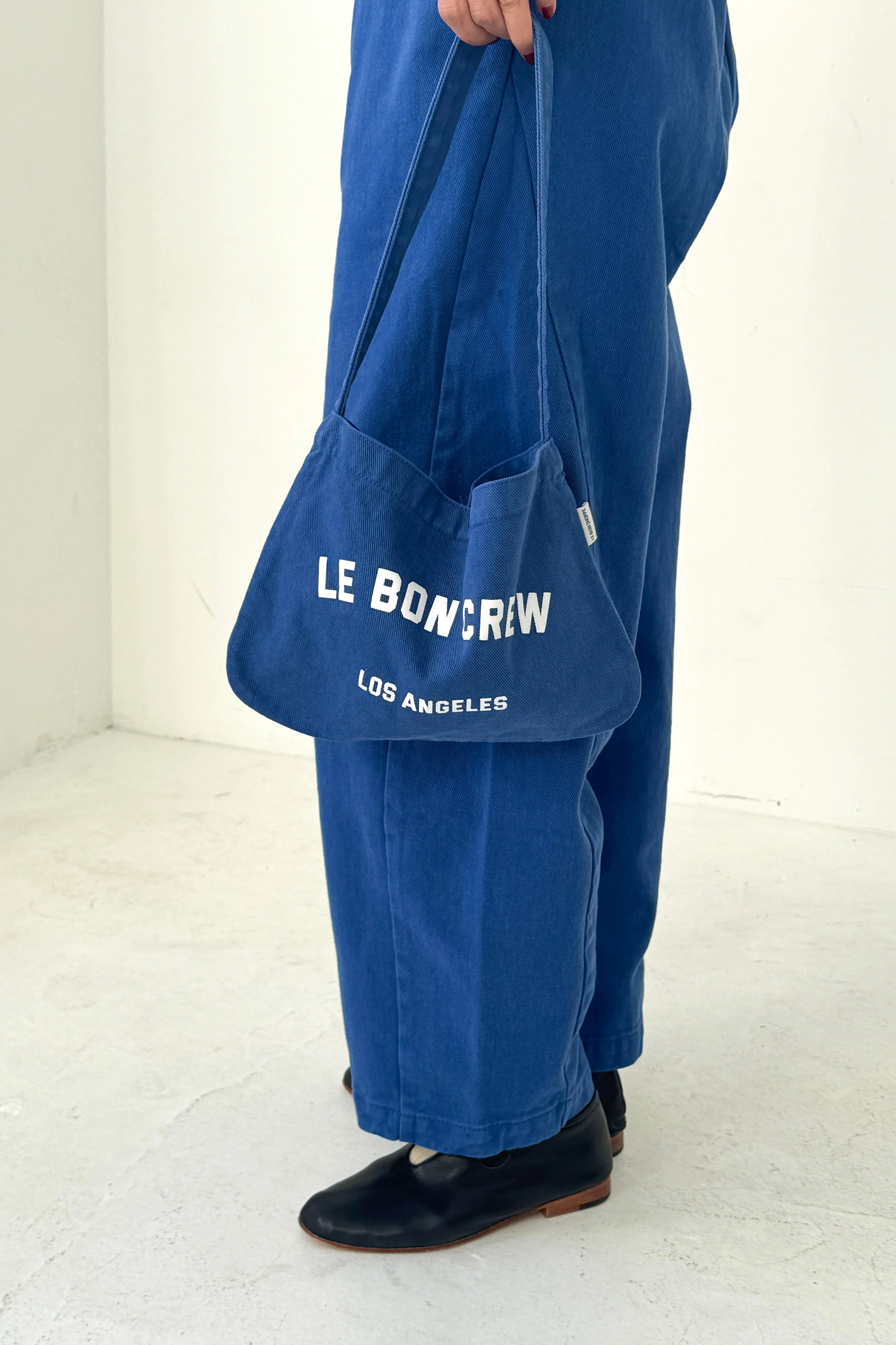 Petite Happy Carry Bag - Azure + White sold by Le Bon Shoppe product image thumbnail 2