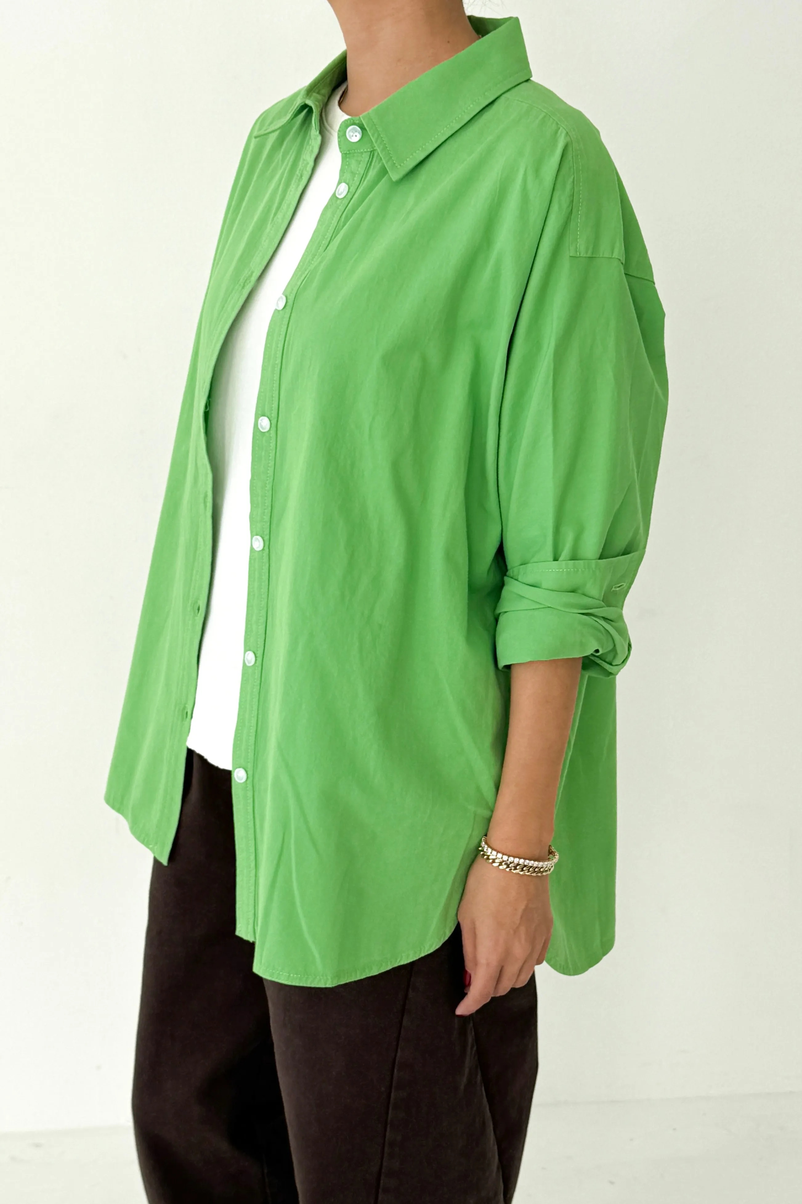 Light Weight Owen Shirt - Green Bud sold by Le Bon Shoppe product image thumbnail 4