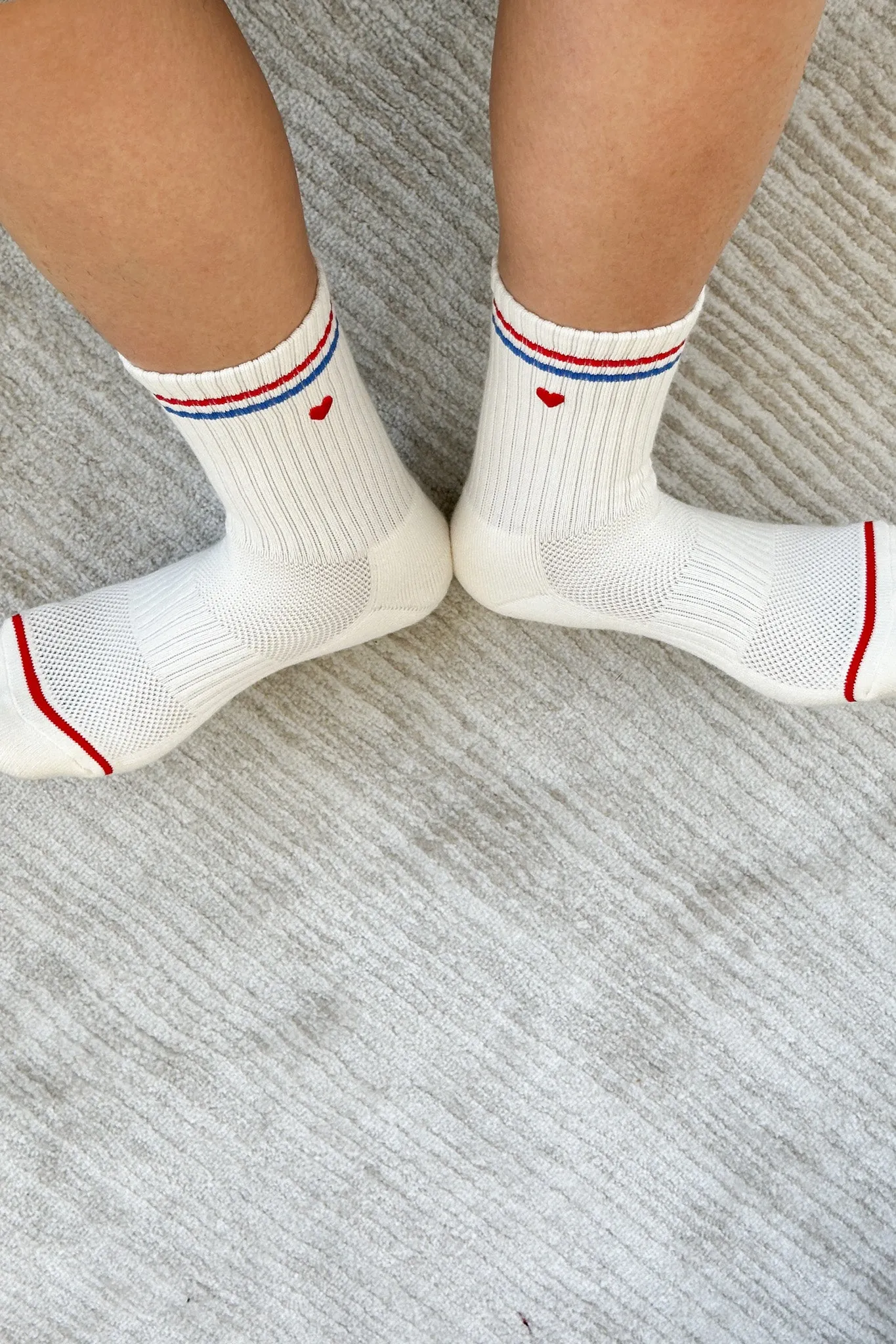 Embroidered boyfriend socks - MILK + HEART sold by Le Bon Shoppe product image thumbnail 2