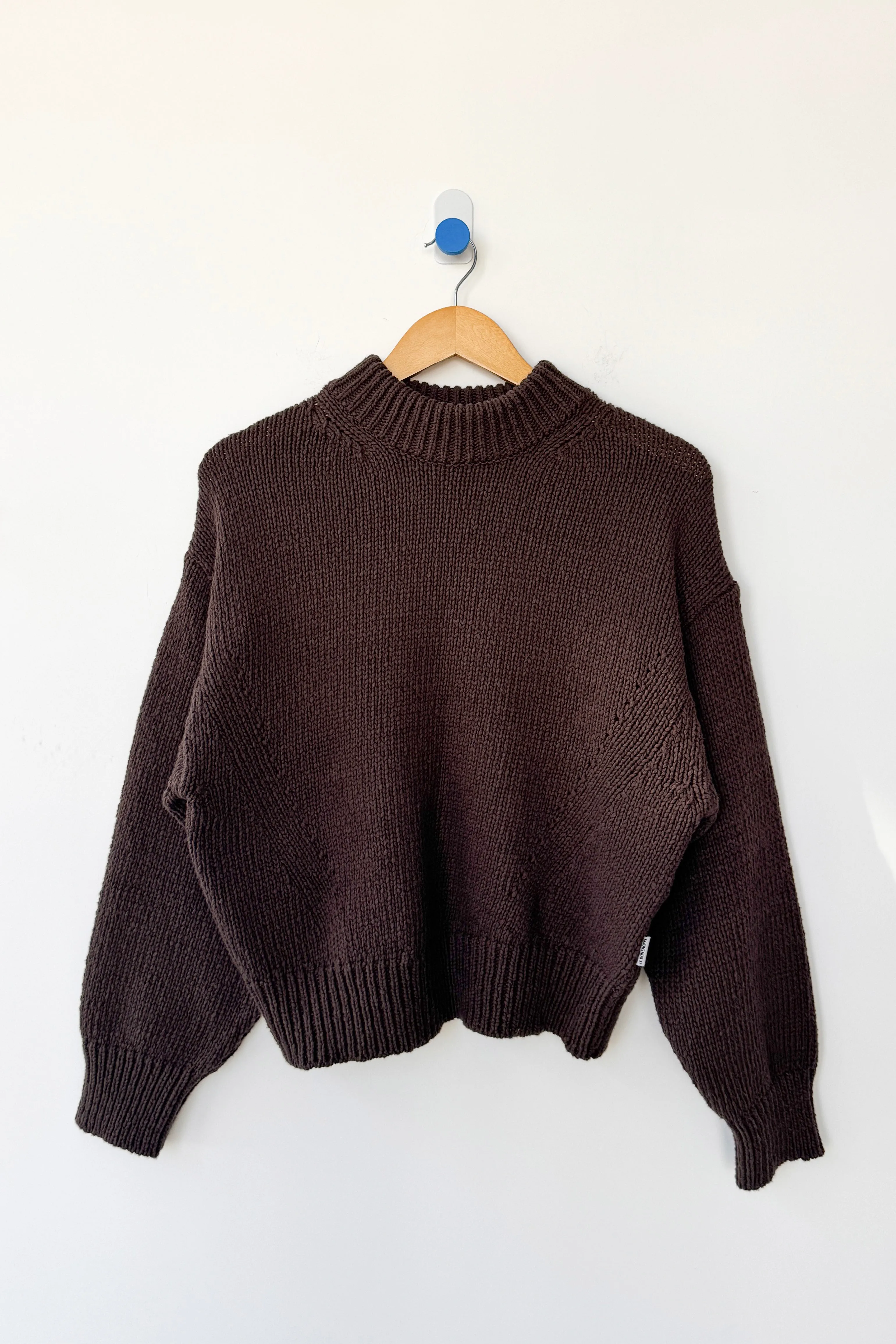 Zoe Cotton Sweater - Brown sold by Le Bon Shoppe product image thumbnail 5