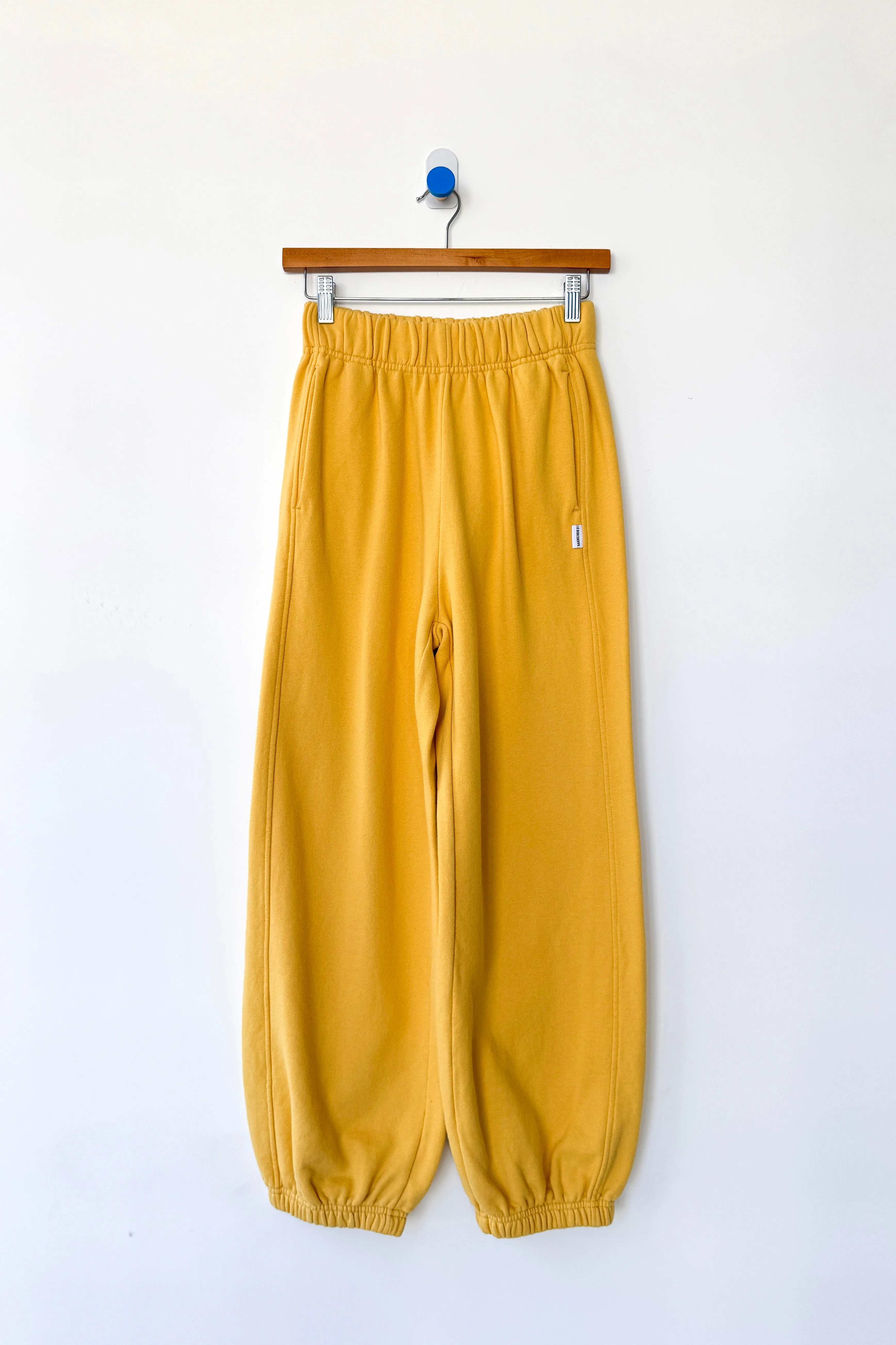 French Terry Balloon Pants - Deep Yellow sold by Le Bon Shoppe product image thumbnail 3