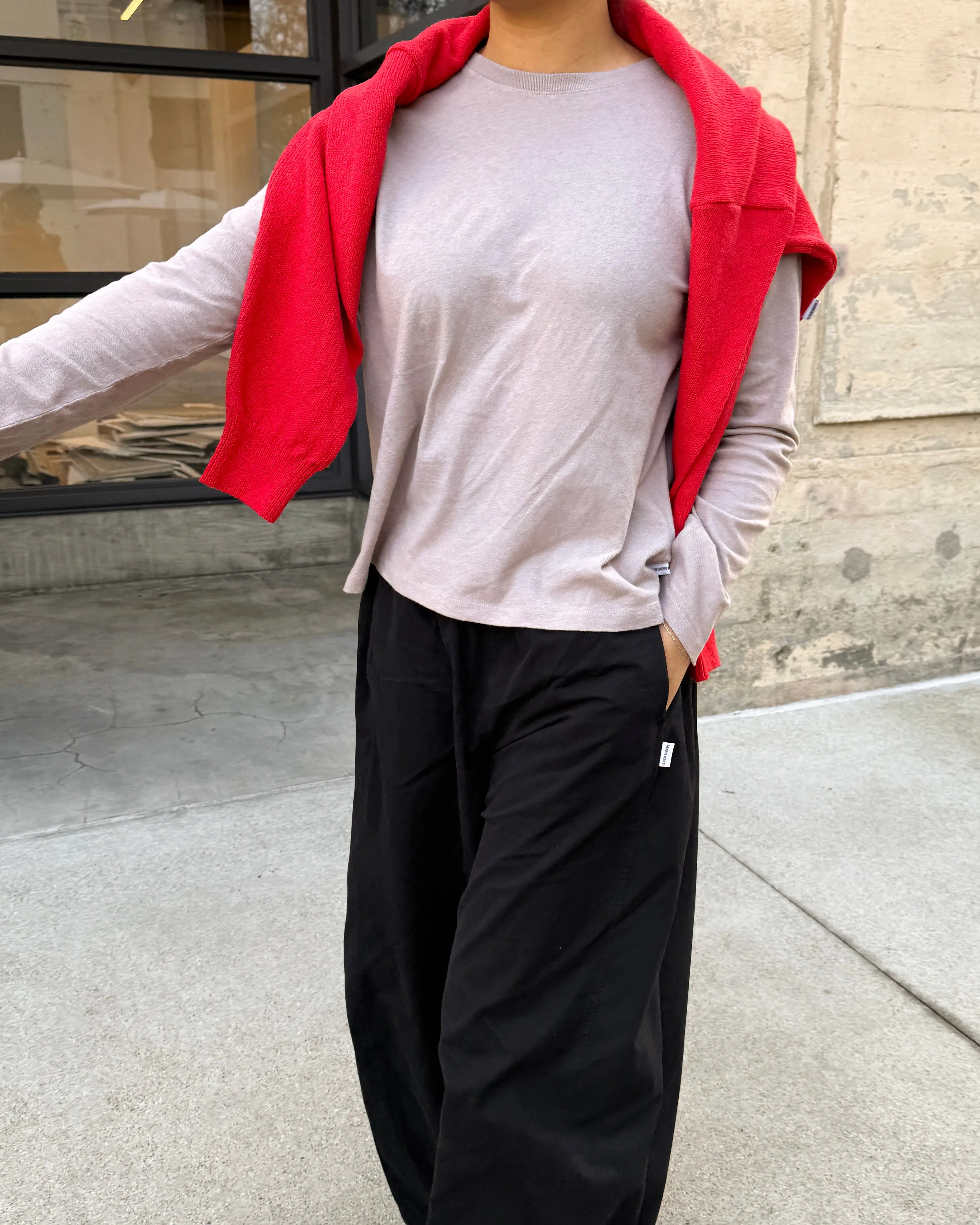 Foundation Long Sleeve Tee - Mushroom sold by Le Bon Shoppe product image thumbnail 2